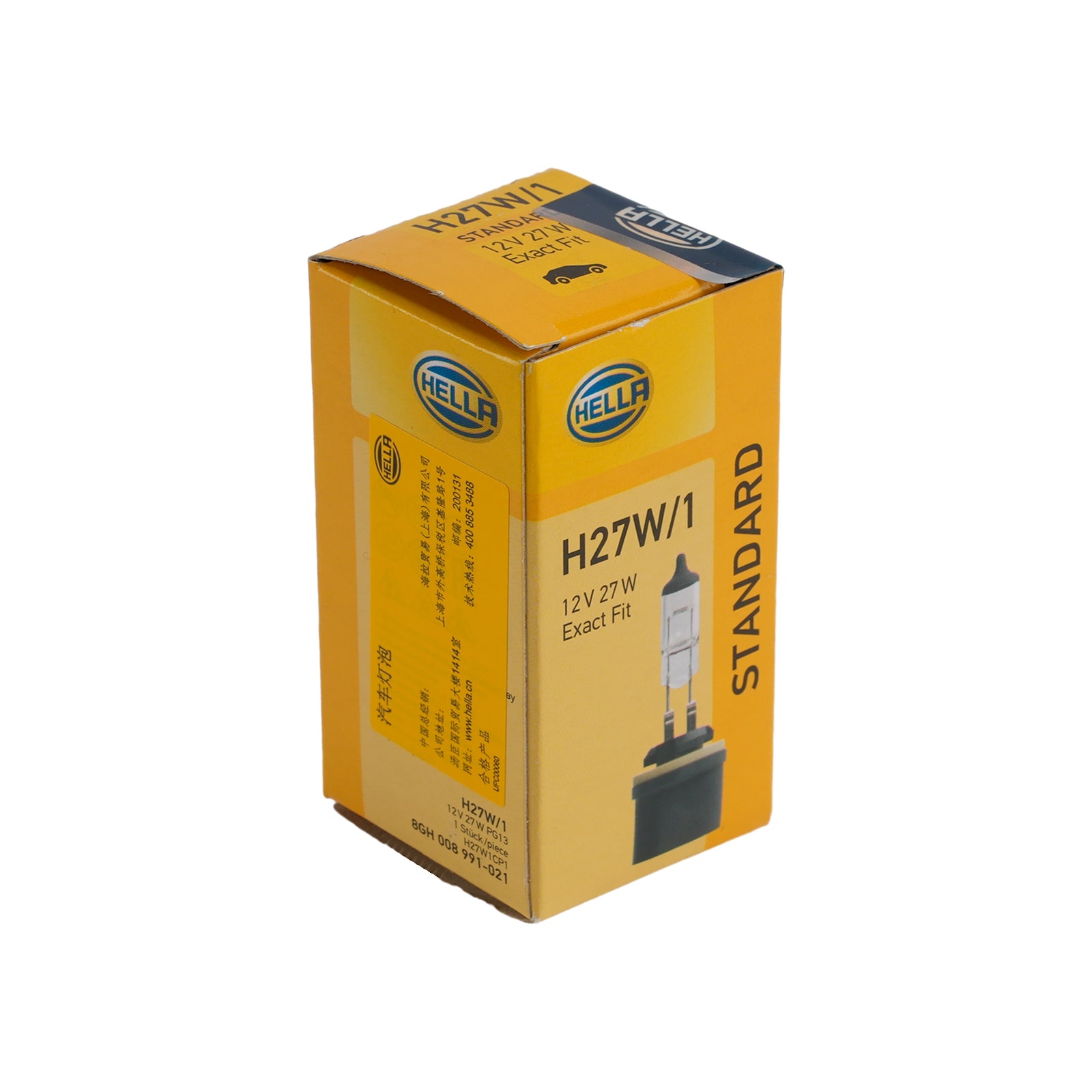 Ampoule Phare Halogène Auto 880 H27W/1 12V 27W PG13 Pour HELLA 8GH 008 991-021