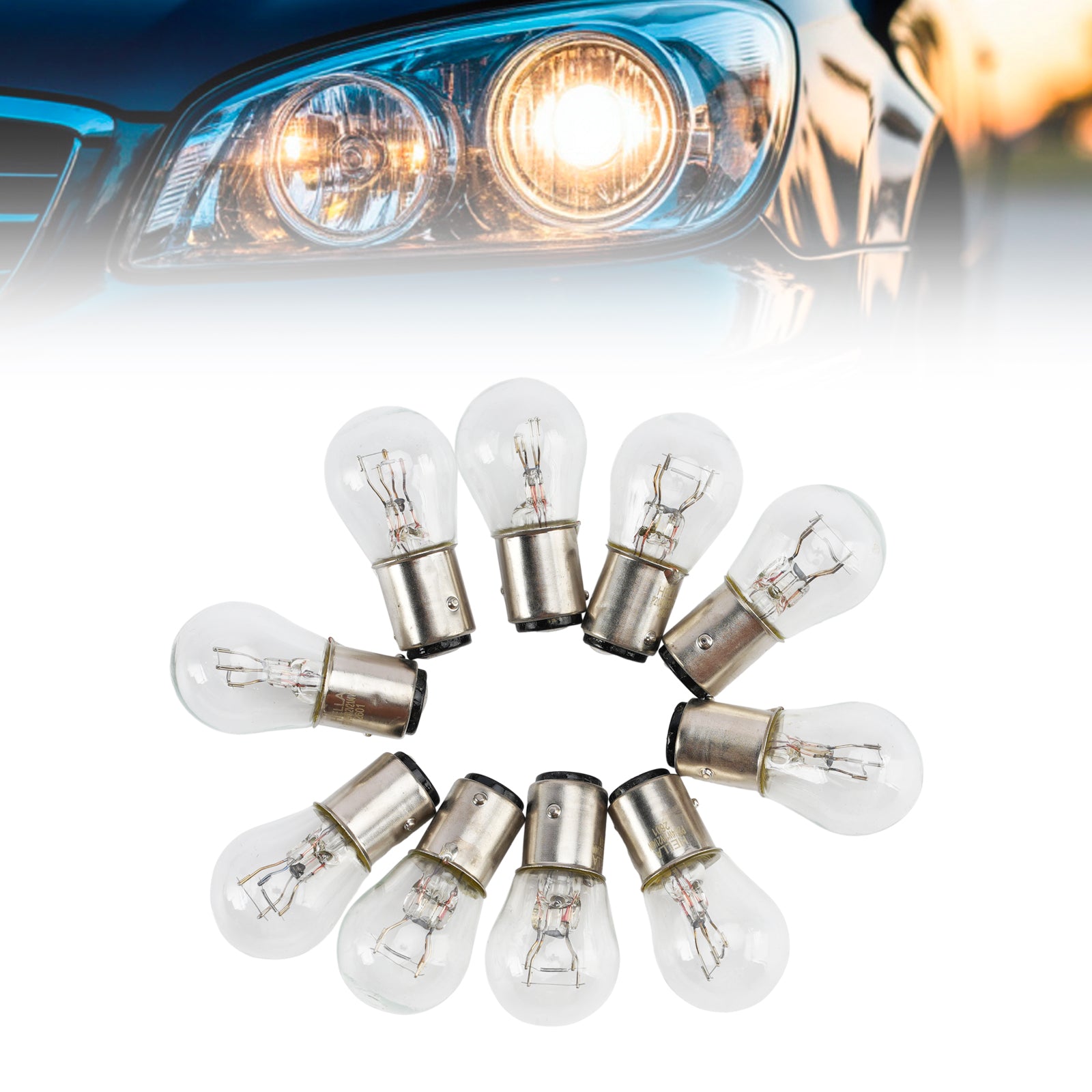 Ampoule Auxiliaire Halogène Voiture P21/4W 12V 21/4W Pour HELLA 8GD 004 772-121