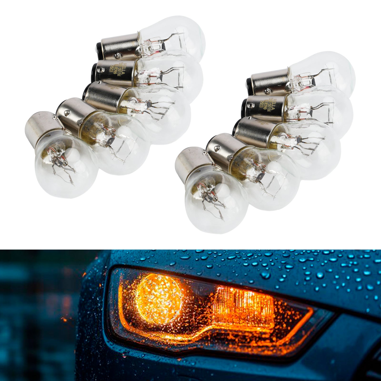 Ampoule Auxiliaire Halogène Voiture P21/5W 12V 21/5W Pour HELLA 8GD 178 560-111