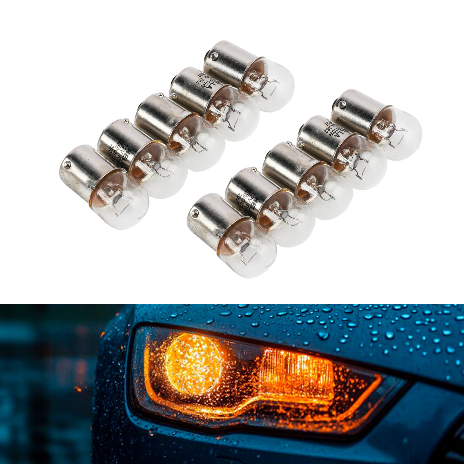 Ampoule Auxiliaire Halogène Voiture R10W 12V 10W Pour HELLA 8GA 178 560-021