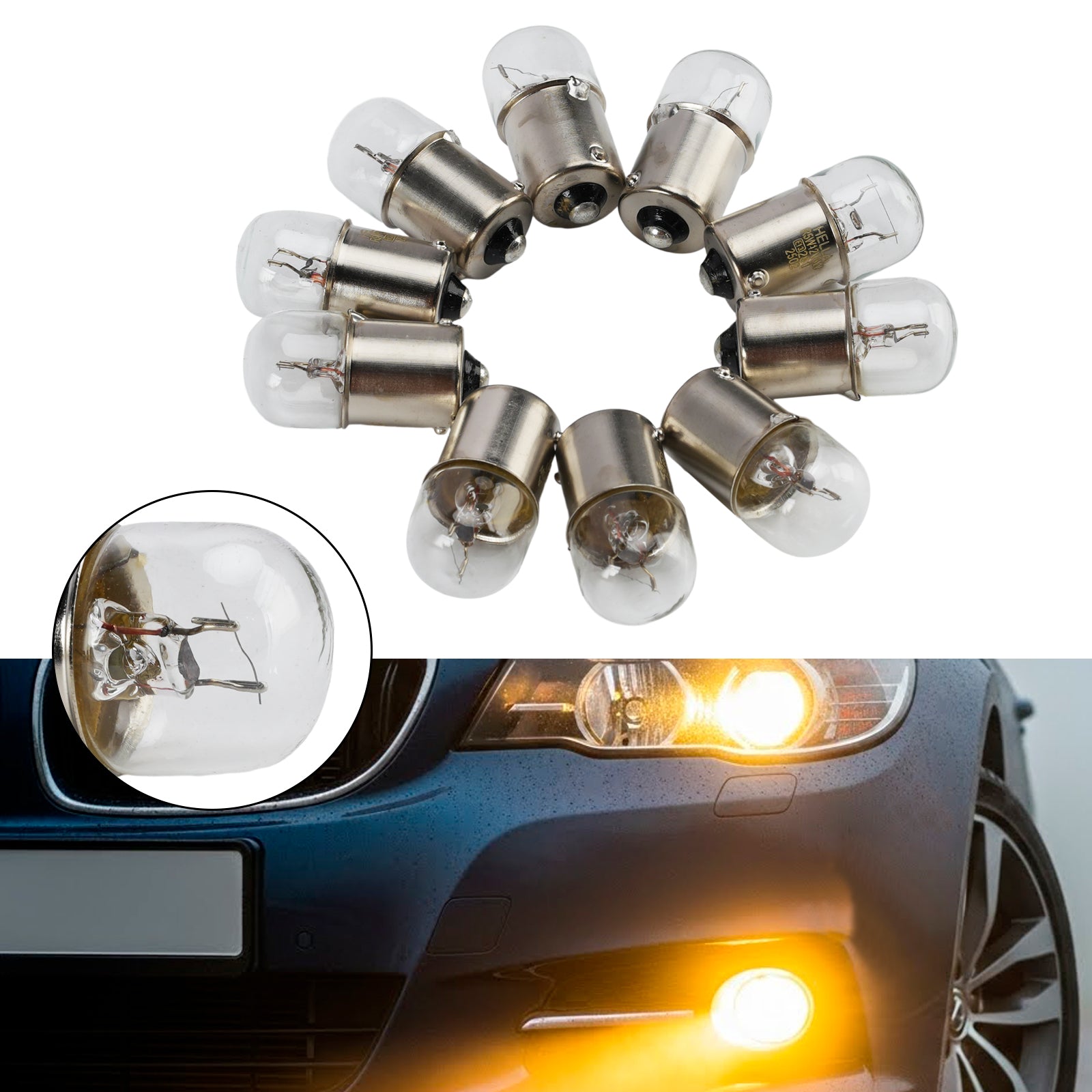 Ampoule Auxiliaire Halogène Voiture R5W 12V 5W Pour HELLA 8GA 178 560-041