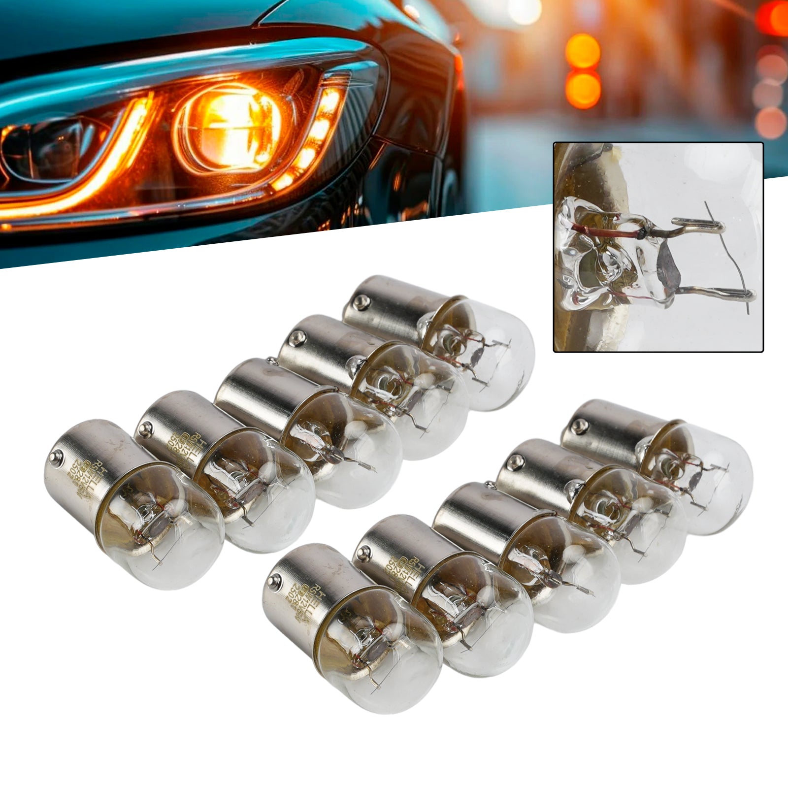 Ampoule Auxiliaire Halogène Voiture R5W 12V 5W Pour HELLA 8GA 178 560-041