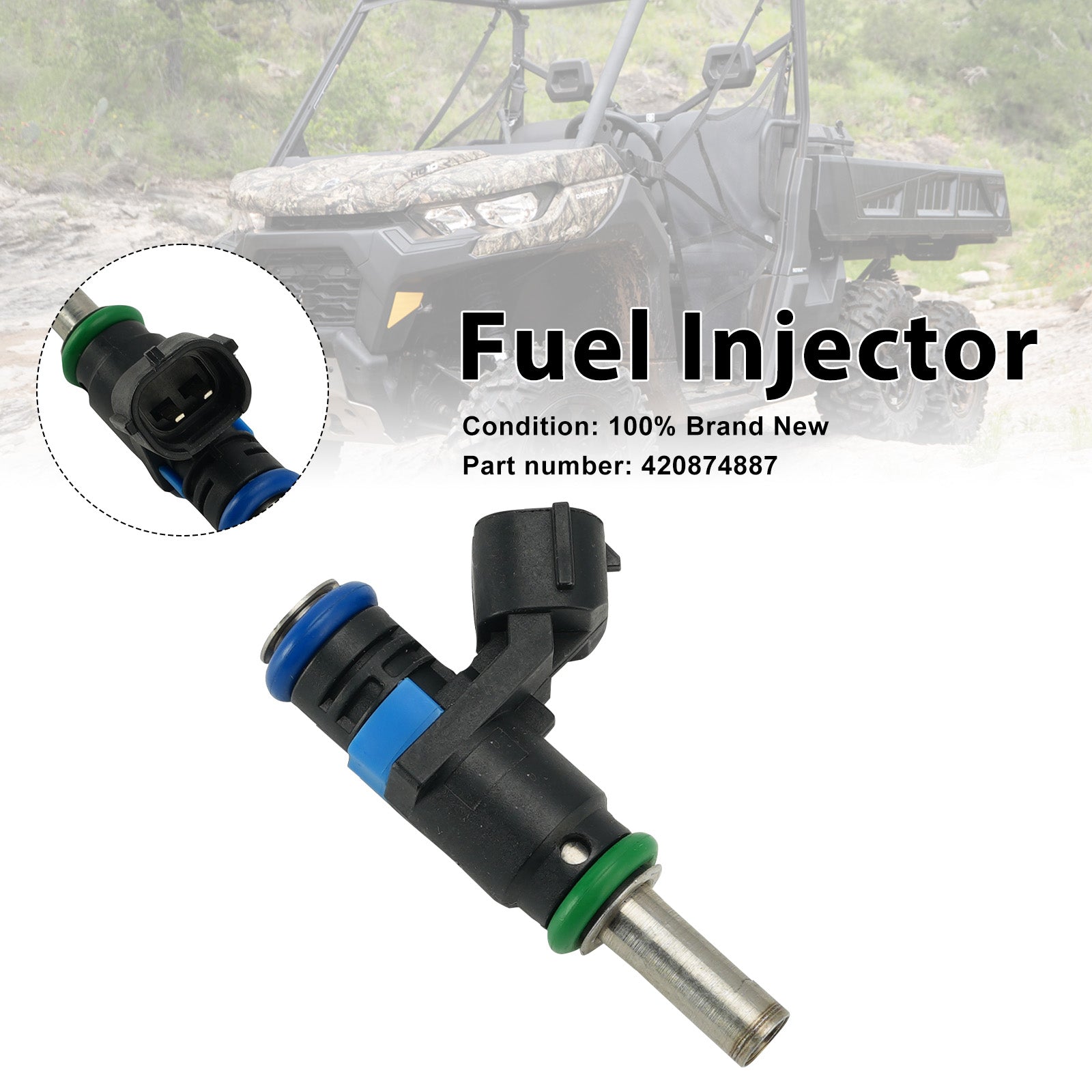 420874887 Injecteurs de carburant pour Can-Am Traxter Maverick et Defender