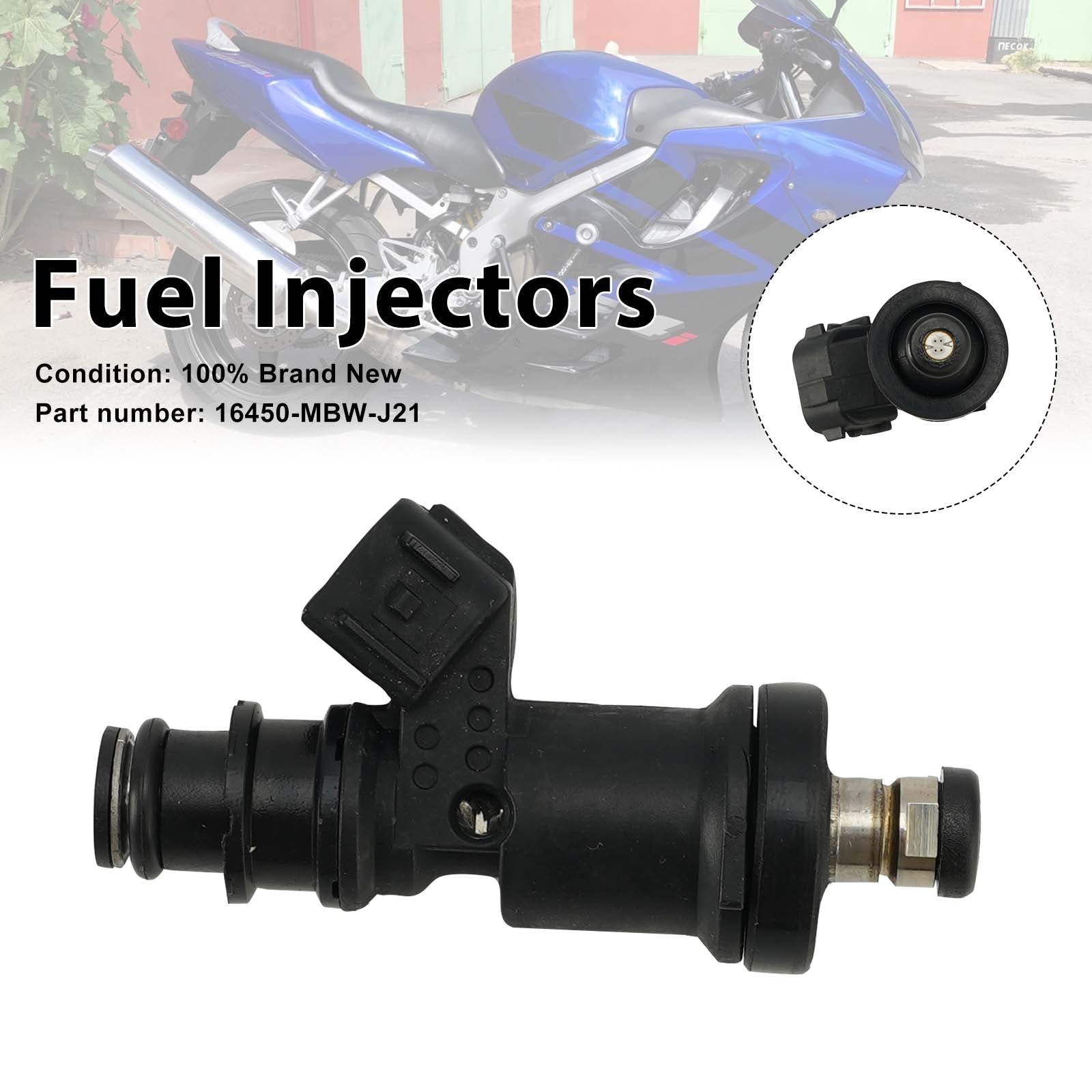 Injecteurs de carburant 16450-MBW-J21 pour Honda CBR600F4 2001-2006