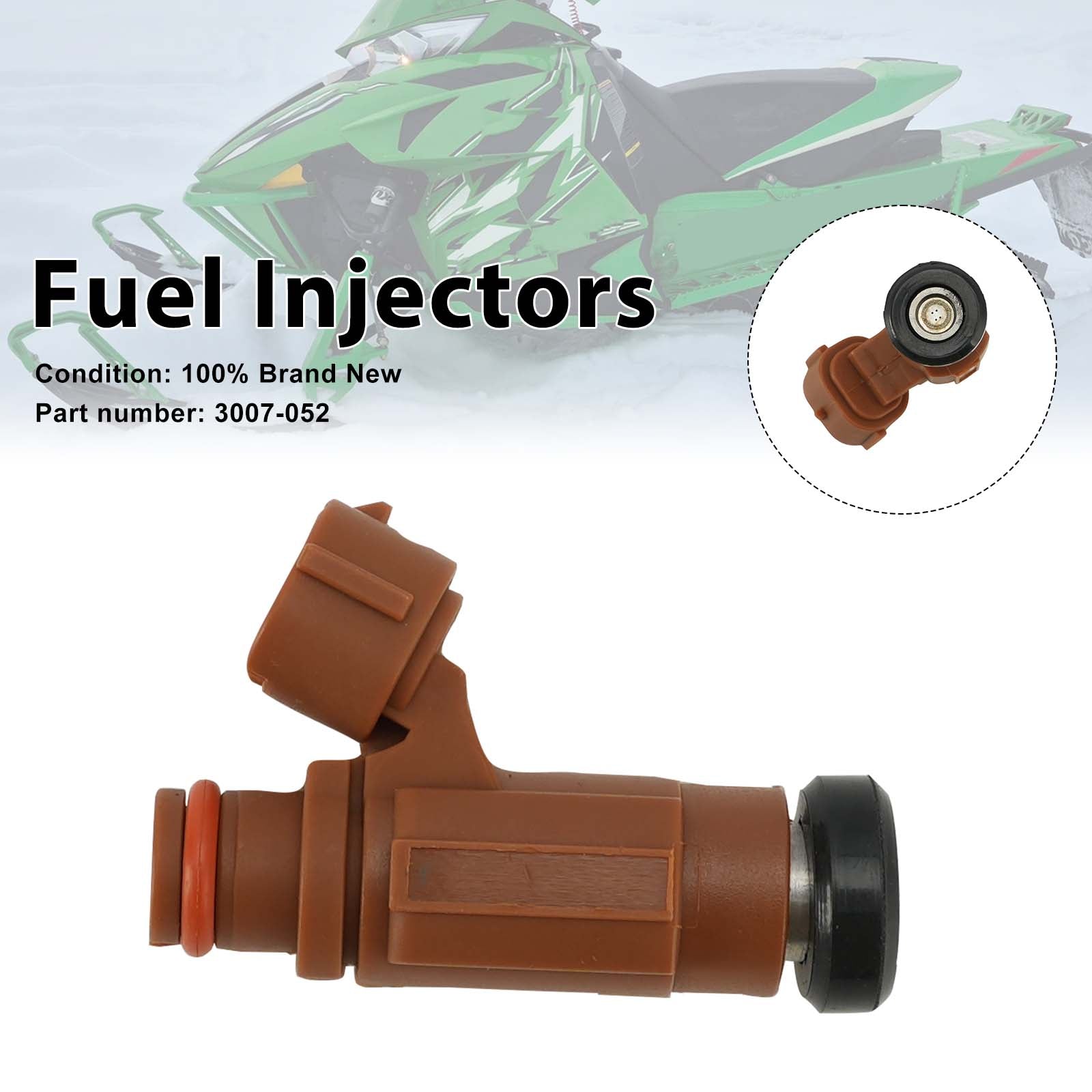 Injecteurs de carburant 3007-052 pour Arctic Cat Sno Pro 500 F5 et ZR 4000 2004-2017