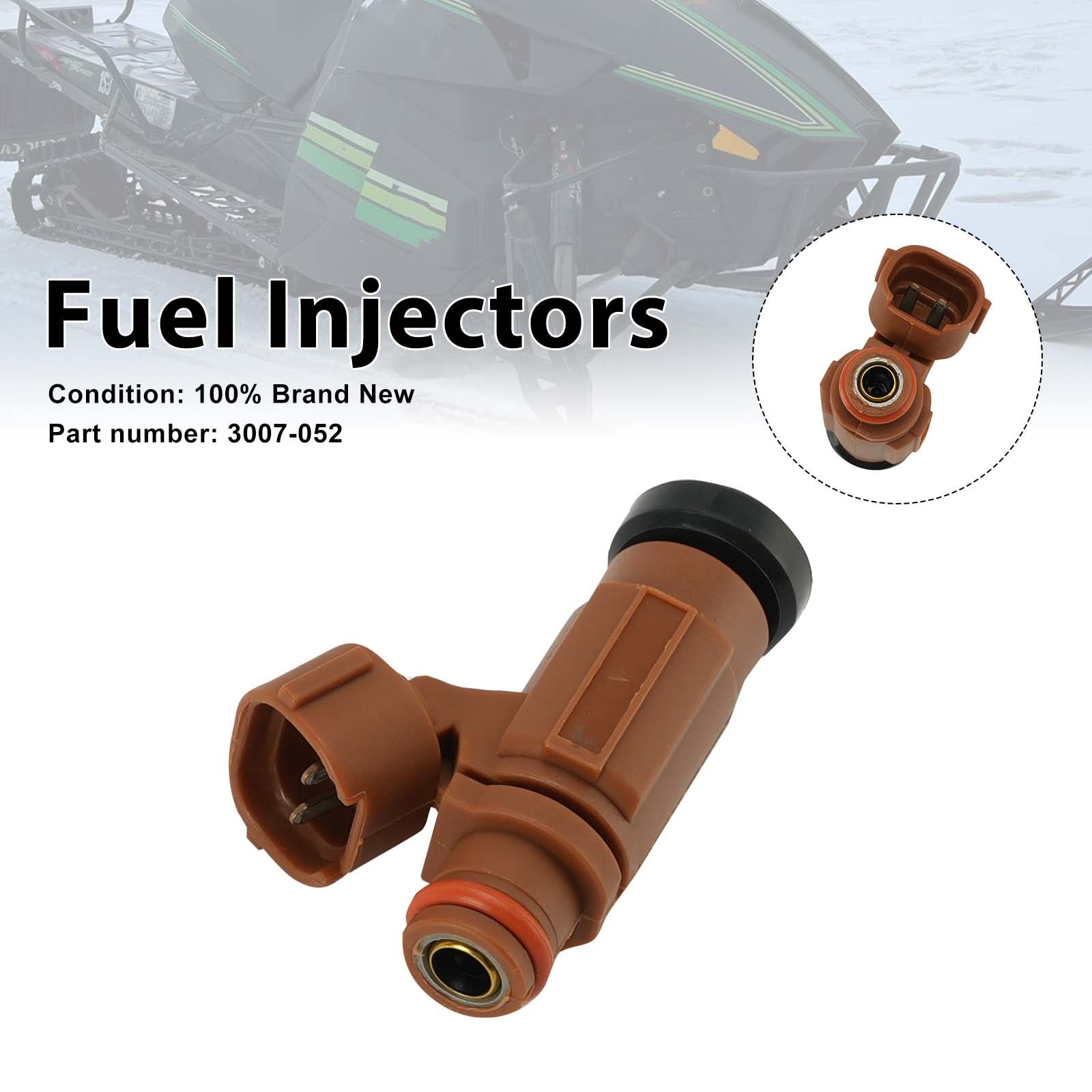 Injecteurs de carburant 3007-052 pour Arctic Cat Sno Pro 500 F5 et ZR 4000 2004-2017