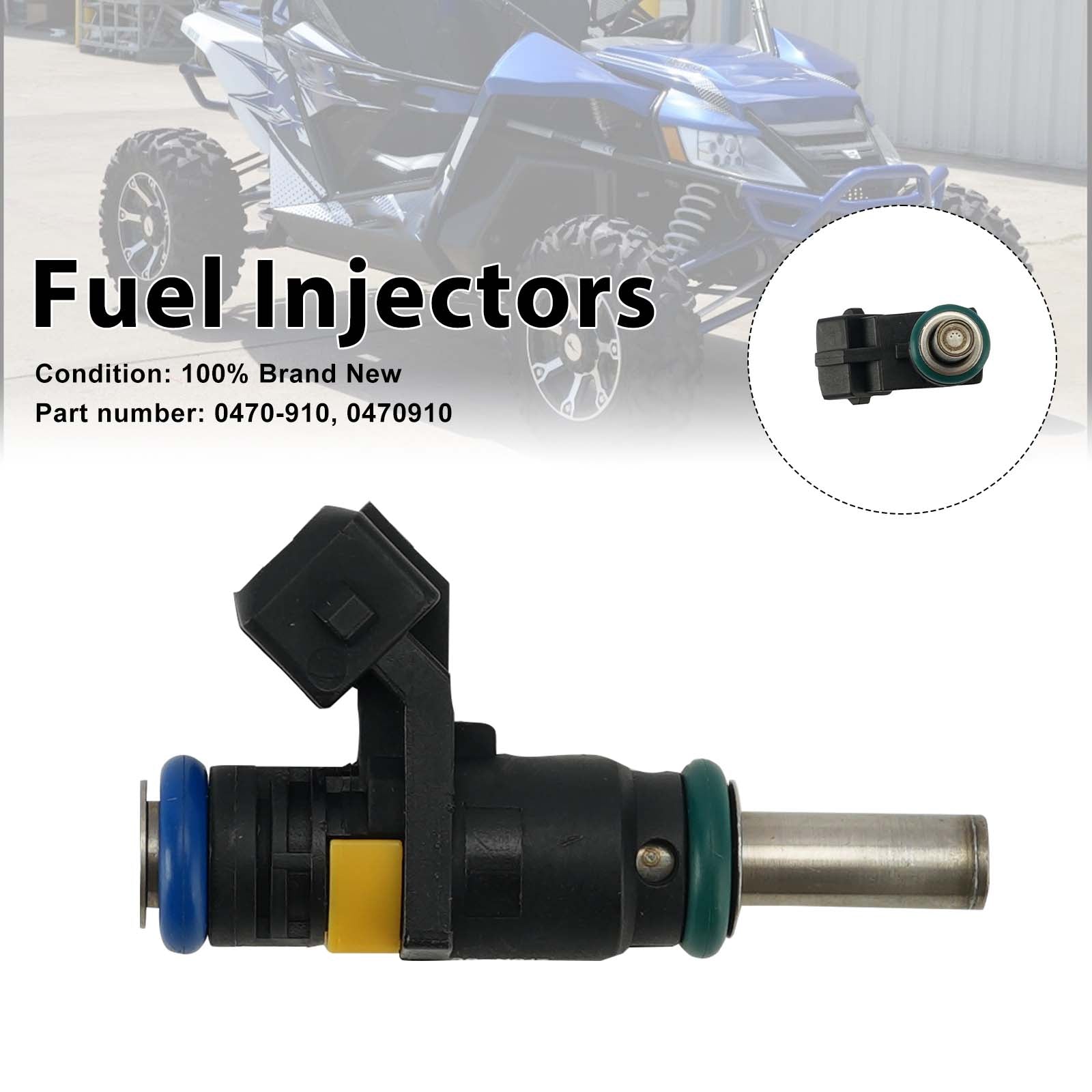 Injecteurs de carburant 0470-910 pour Arctic Cat WILDCAT 1000 2012-2016