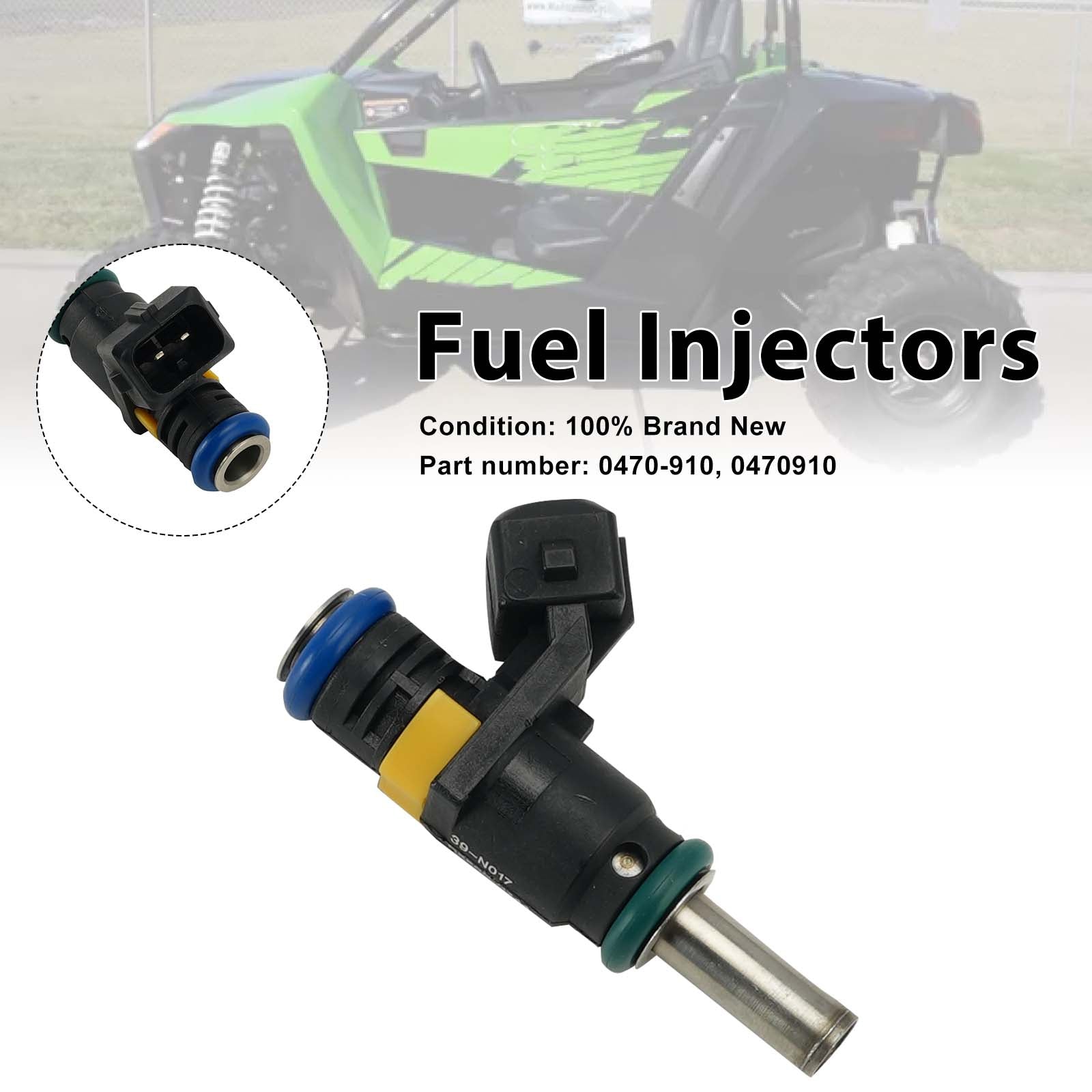Injecteurs de carburant 0470-910 pour Arctic Cat WILDCAT 1000 2012-2016