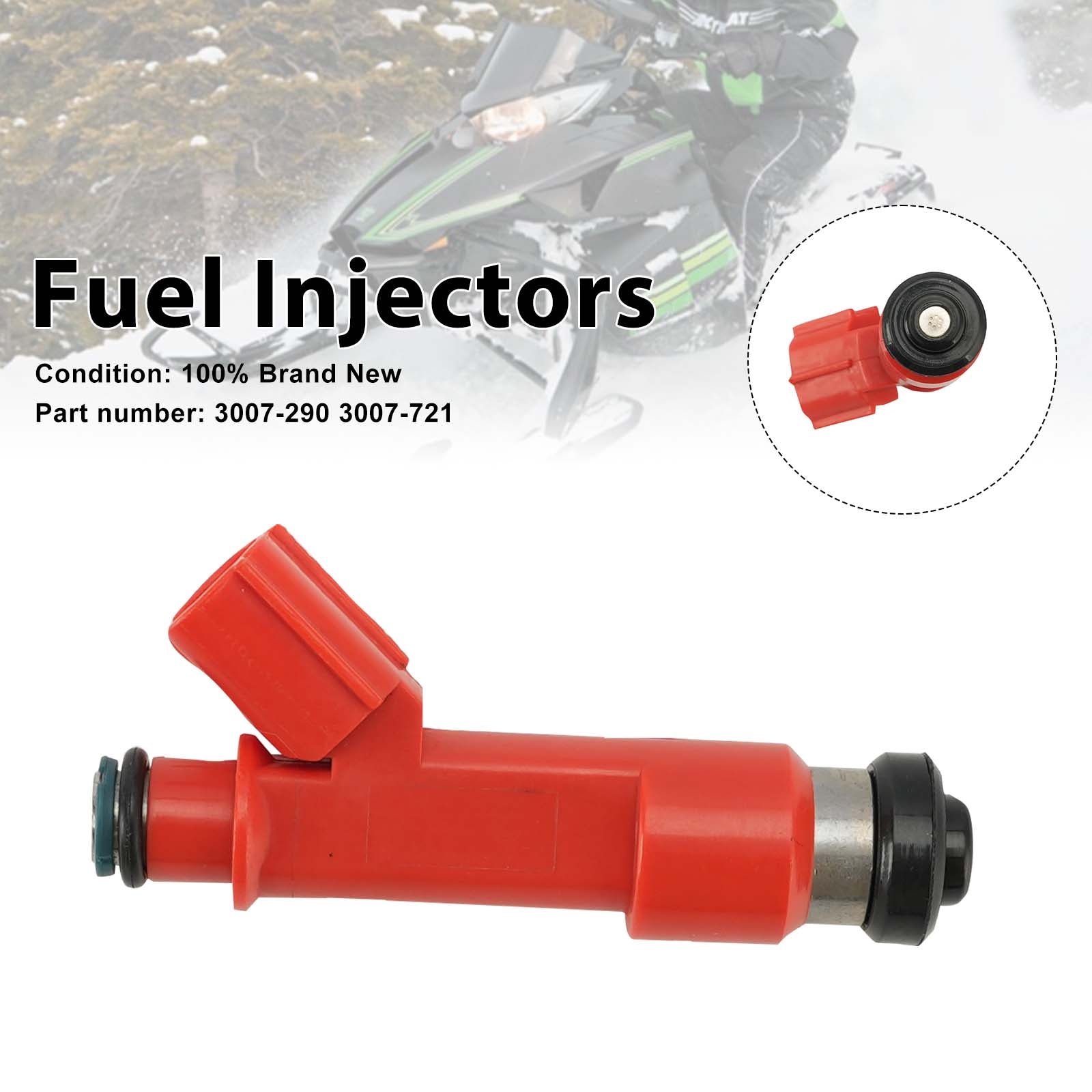 Injecteurs de carburant 3007-721 3007-290 pour Arctic Cat F1000 M1000 2007-2011