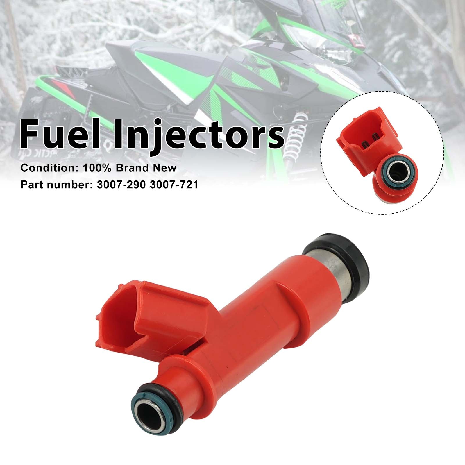 Injecteurs de carburant 3007-721 3007-290 pour Arctic Cat F1000 M1000 2007-2011