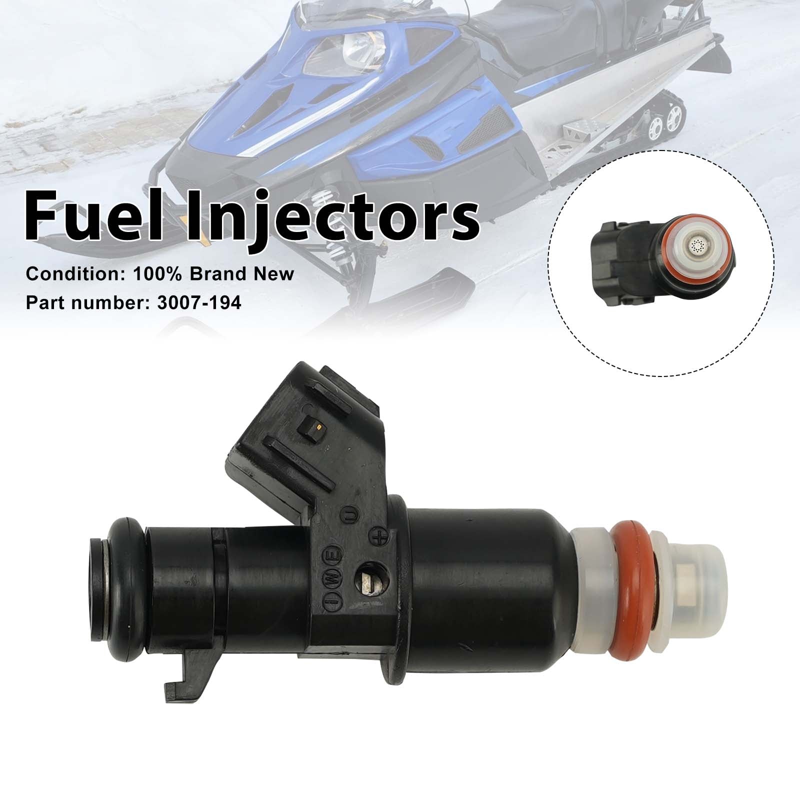 Injecteurs de carburant 3007-194 pour Arctic Cat Bearcat Z1 09-14 TZ1 08-14 ZR5000 14-17