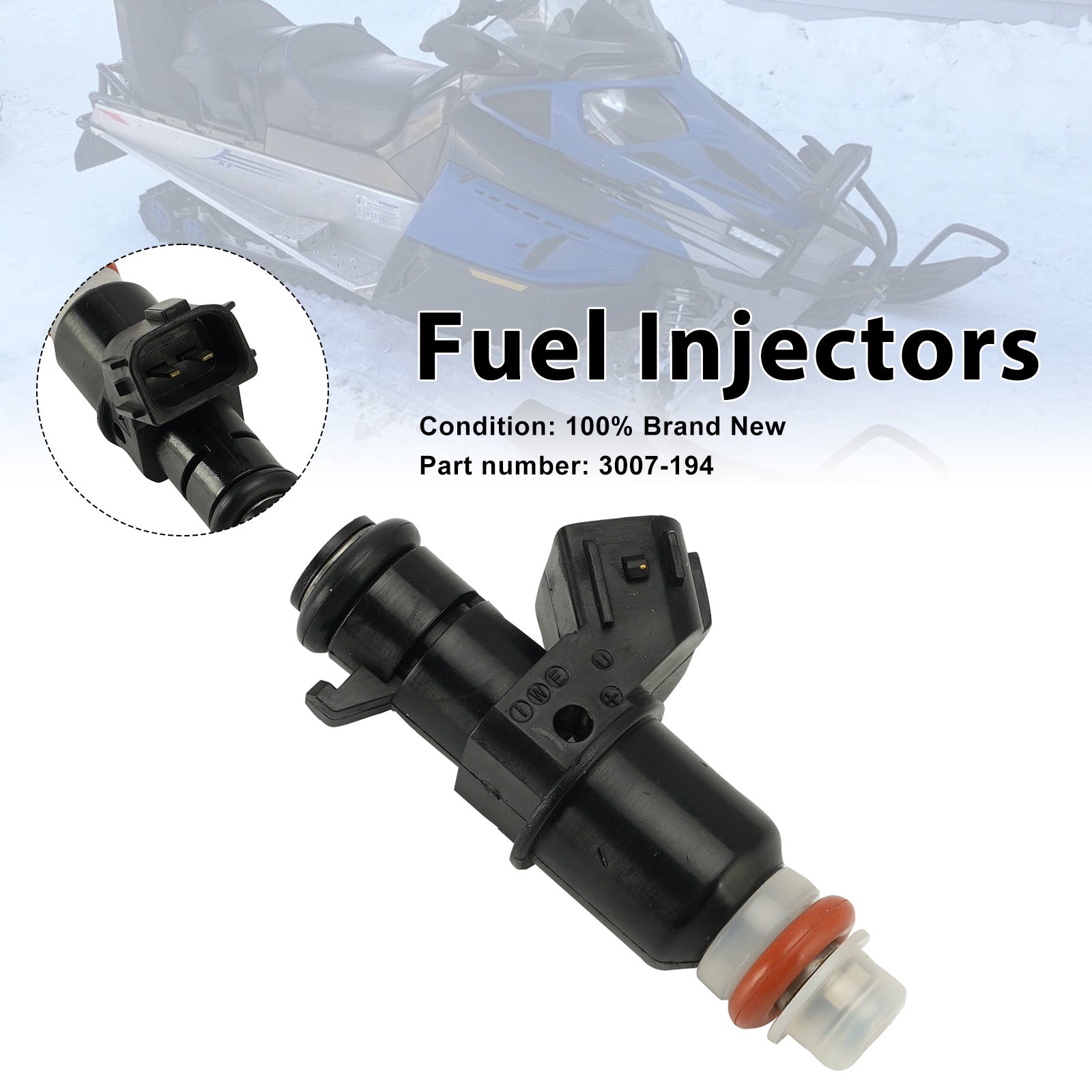 Injecteurs de carburant 3007-194 pour Arctic Cat Bearcat Z1 09-14 TZ1 08-14 ZR5000 14-17