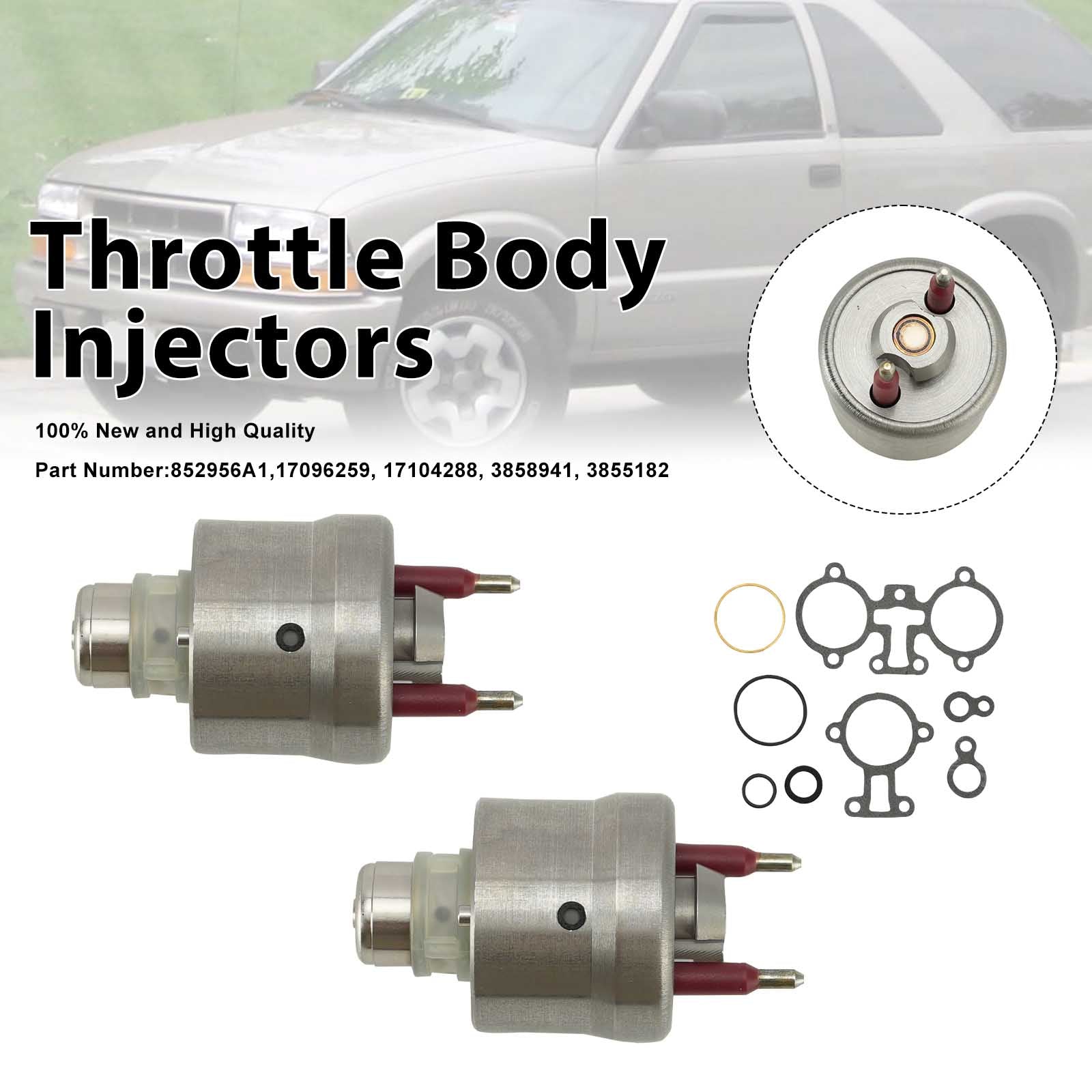 Injecteurs de corps de papillon 3855182 17104288 pour MerCruiser 4