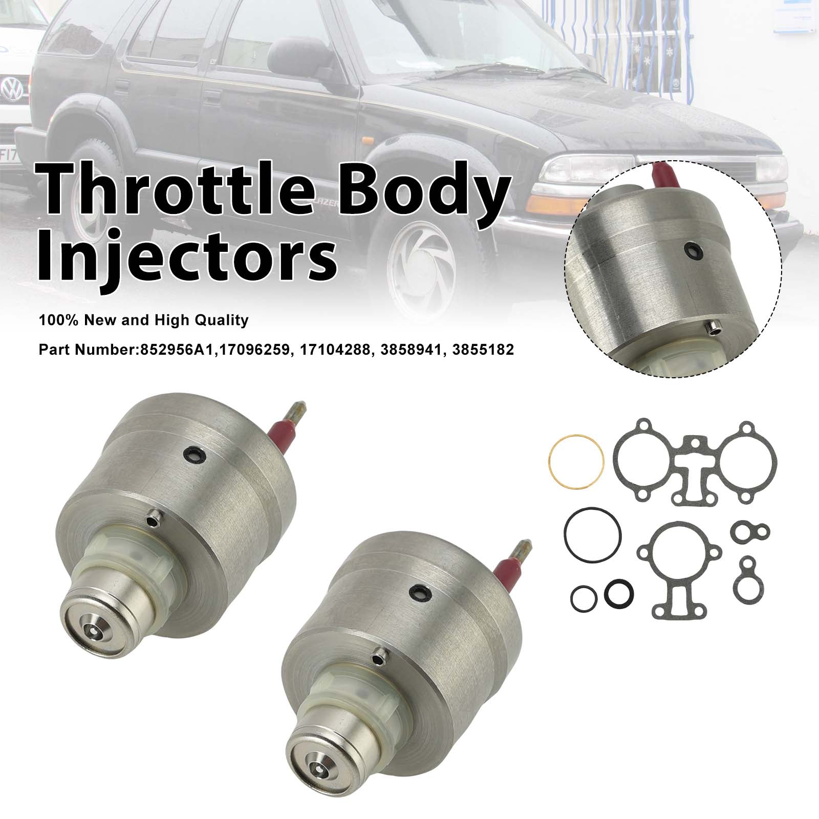 Injecteurs de corps de papillon 3855182 17104288 pour MerCruiser 4