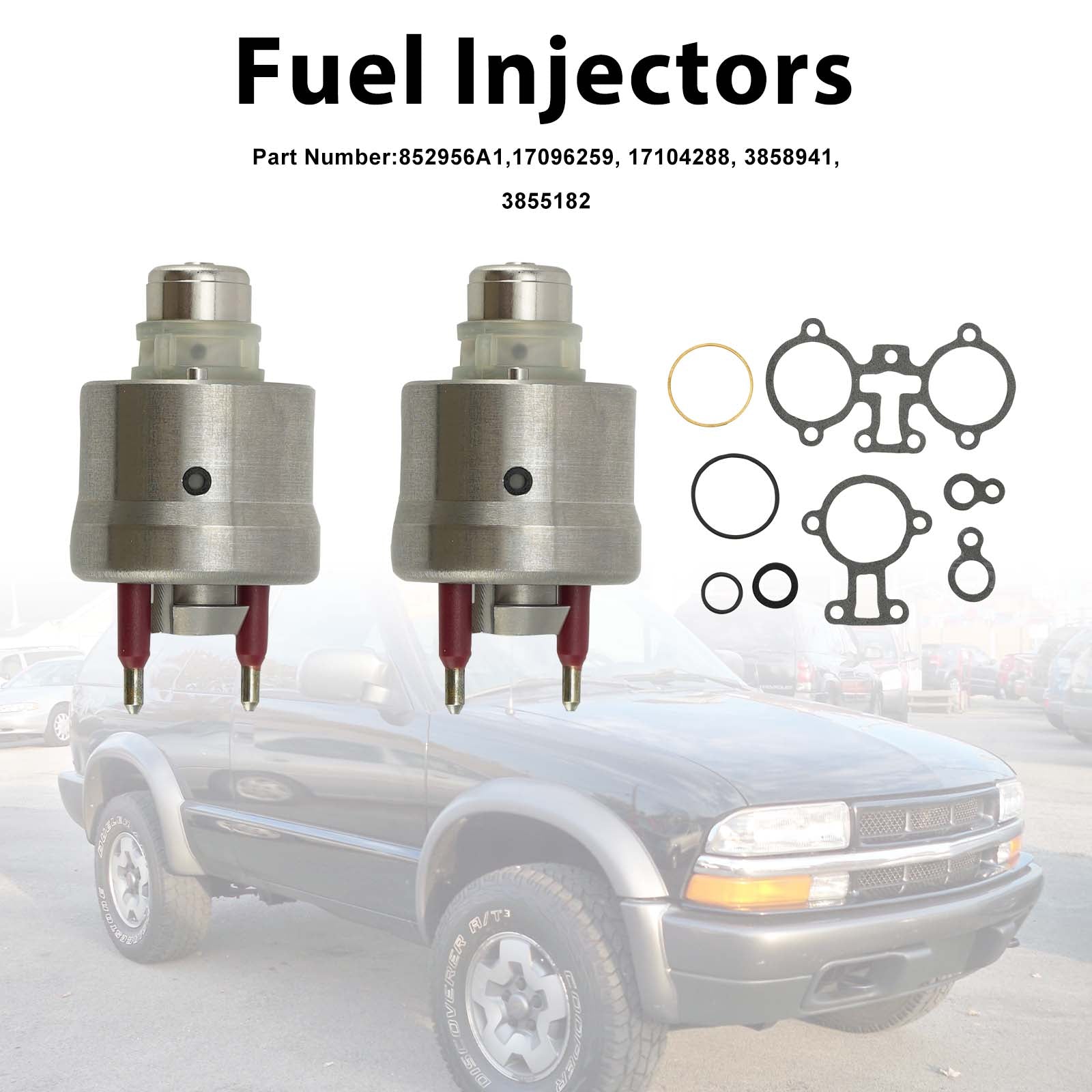 Injecteurs de corps de papillon 3855182 17104288 pour MerCruiser 4