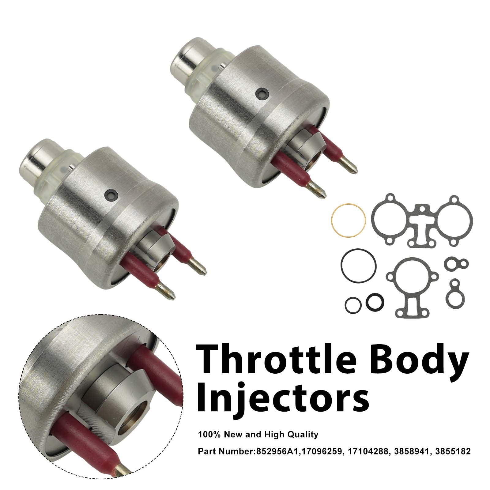 Injecteurs de corps de papillon 3855182 17104288 pour MerCruiser 4