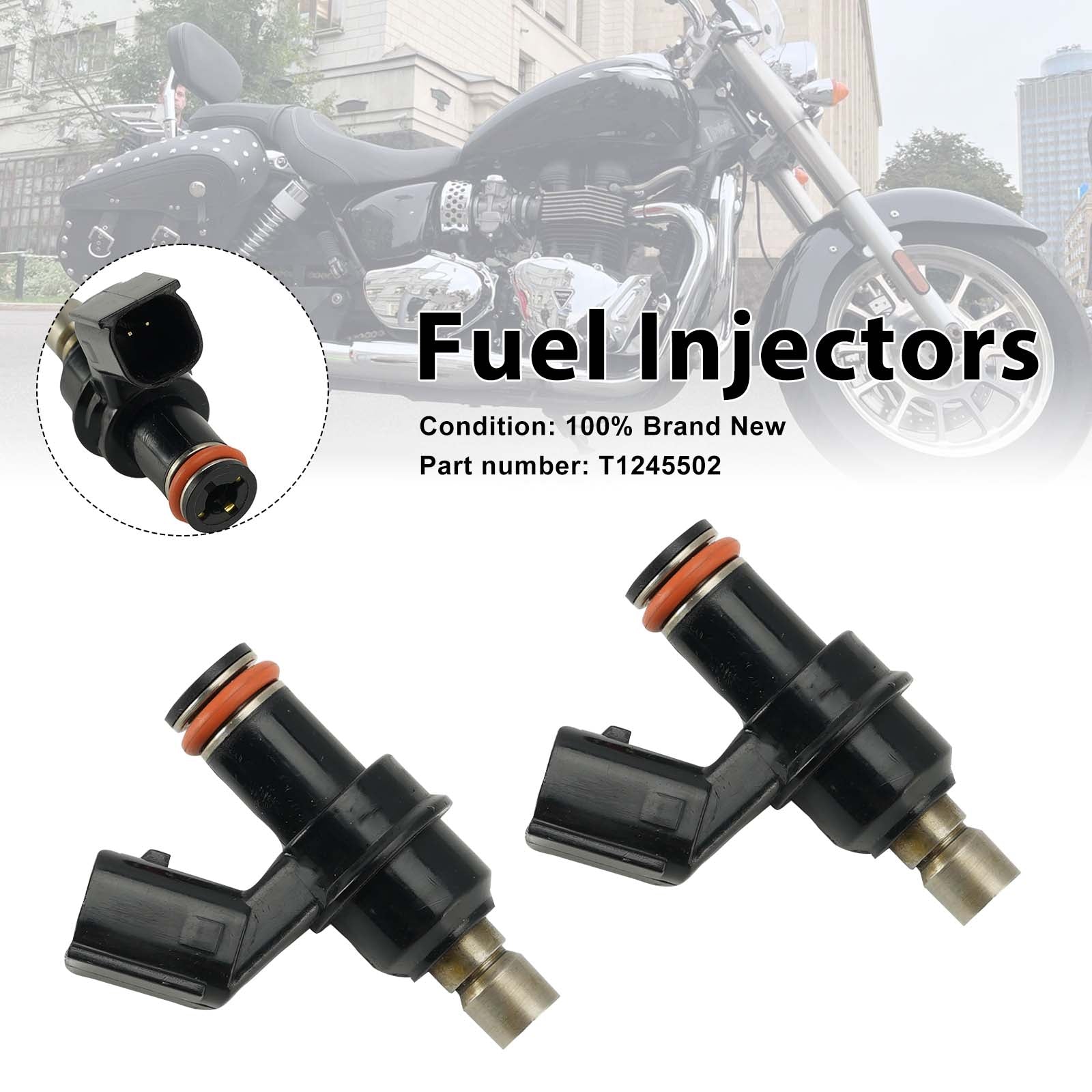 2PC Injecteurs de carburant T1245502 pour America
