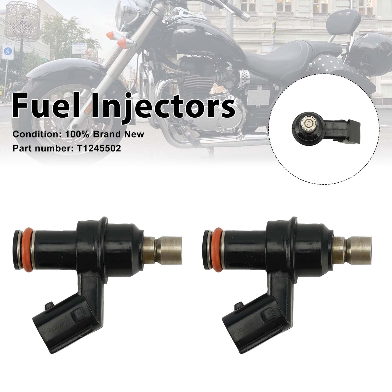 2PC Injecteurs de carburant T1245502 pour America
