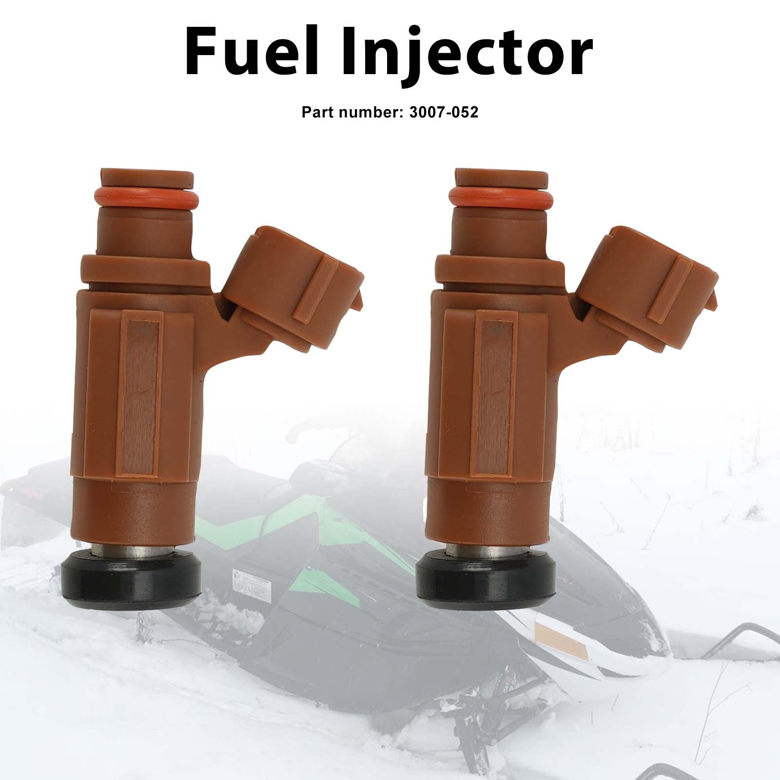 2PC Injecteurs de carburant 3007-052 pour Arctic Cat Sno Pro 500 F5 et ZR 4000 2004-2017