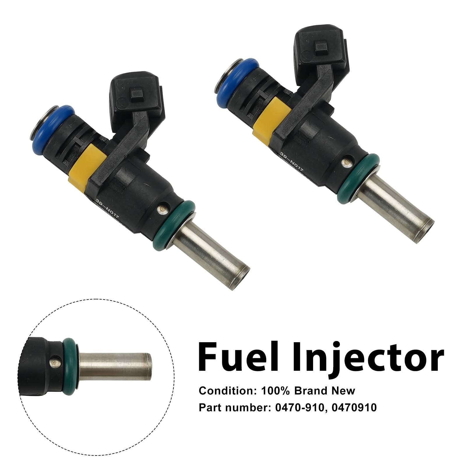 2PC Injecteurs de carburant 0470-910 pour Arctic Cat WILDCAT 1000 2012-2016