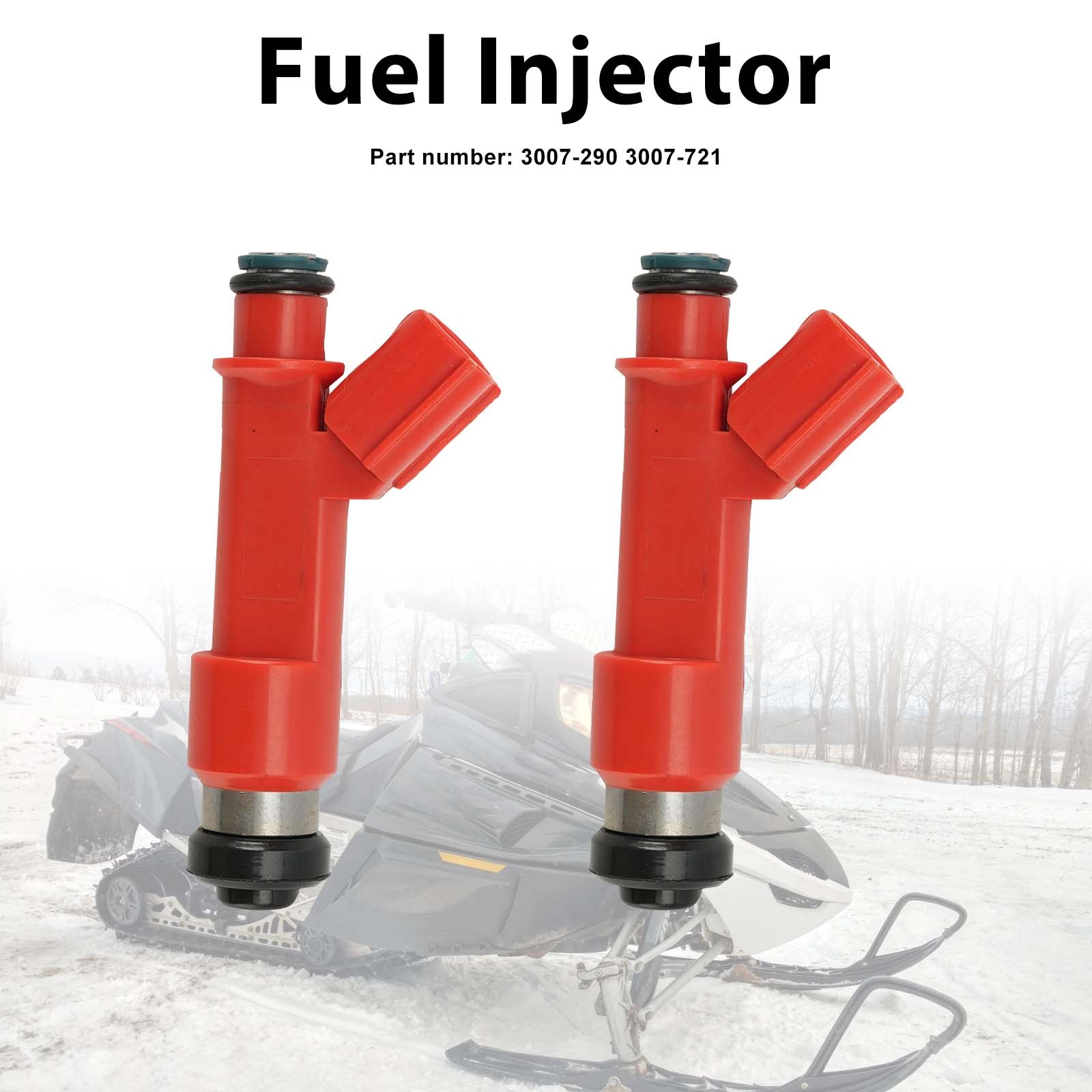 2PC Injecteurs de carburant 3007-721 3007-290 pour Arctic Cat F1000 M1000 2007-2011