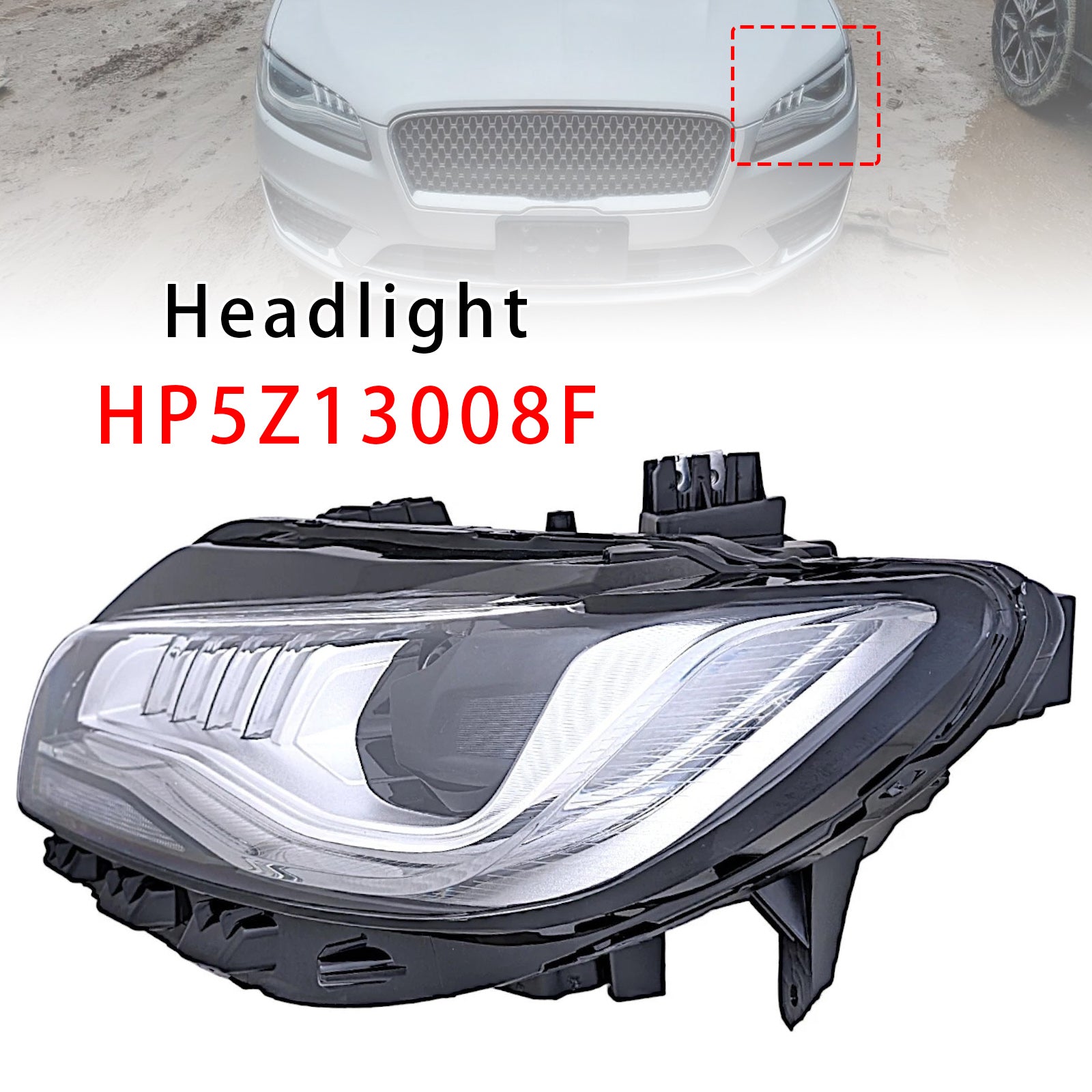 Phare LED Gauche Avec AFS Référence HP5Z13008F Pour Lincoln MKZ 2017-2019