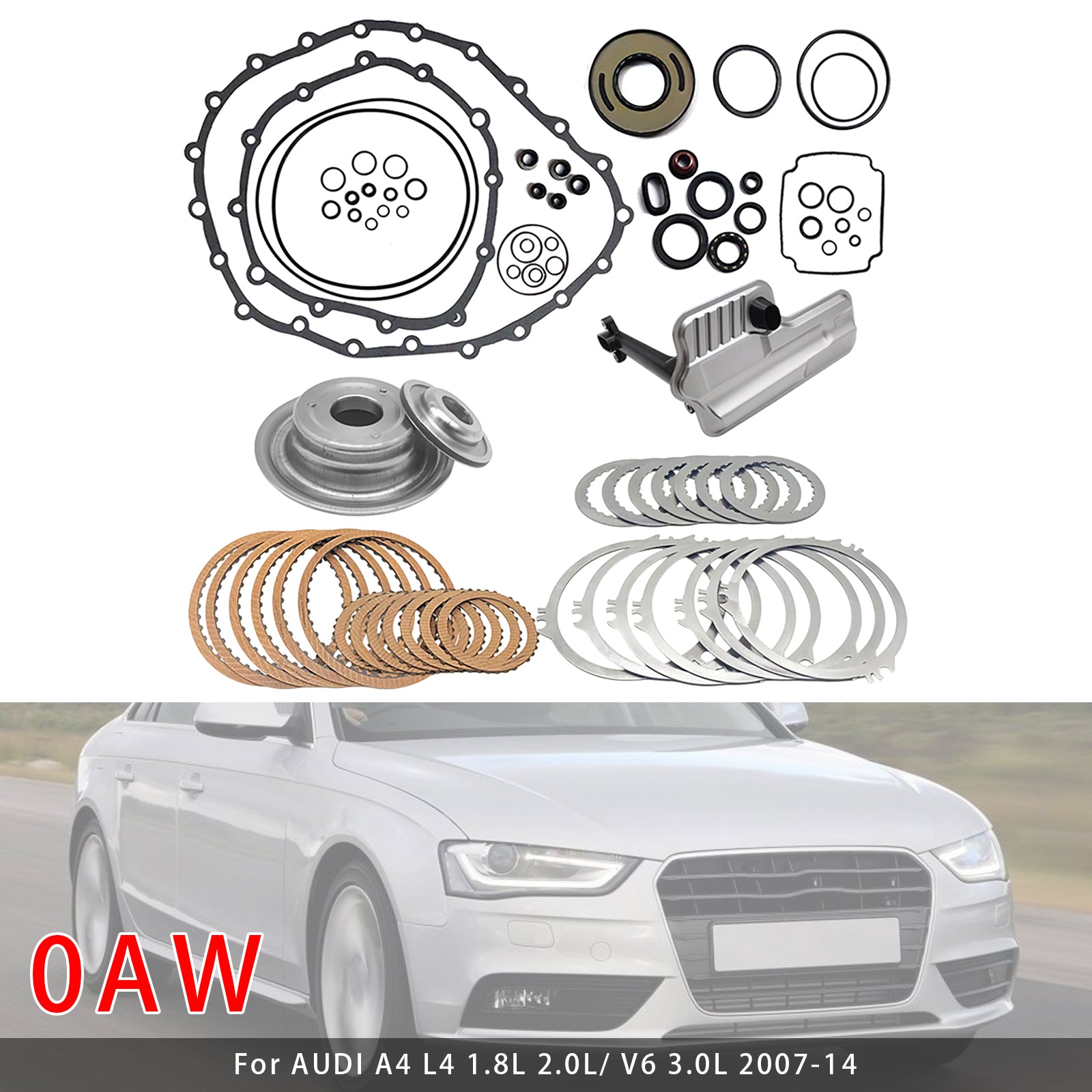 Kit Révision Complet Boîte Automatique CVT 0AW VL381 Pour Audi A4 A5 A6 A7