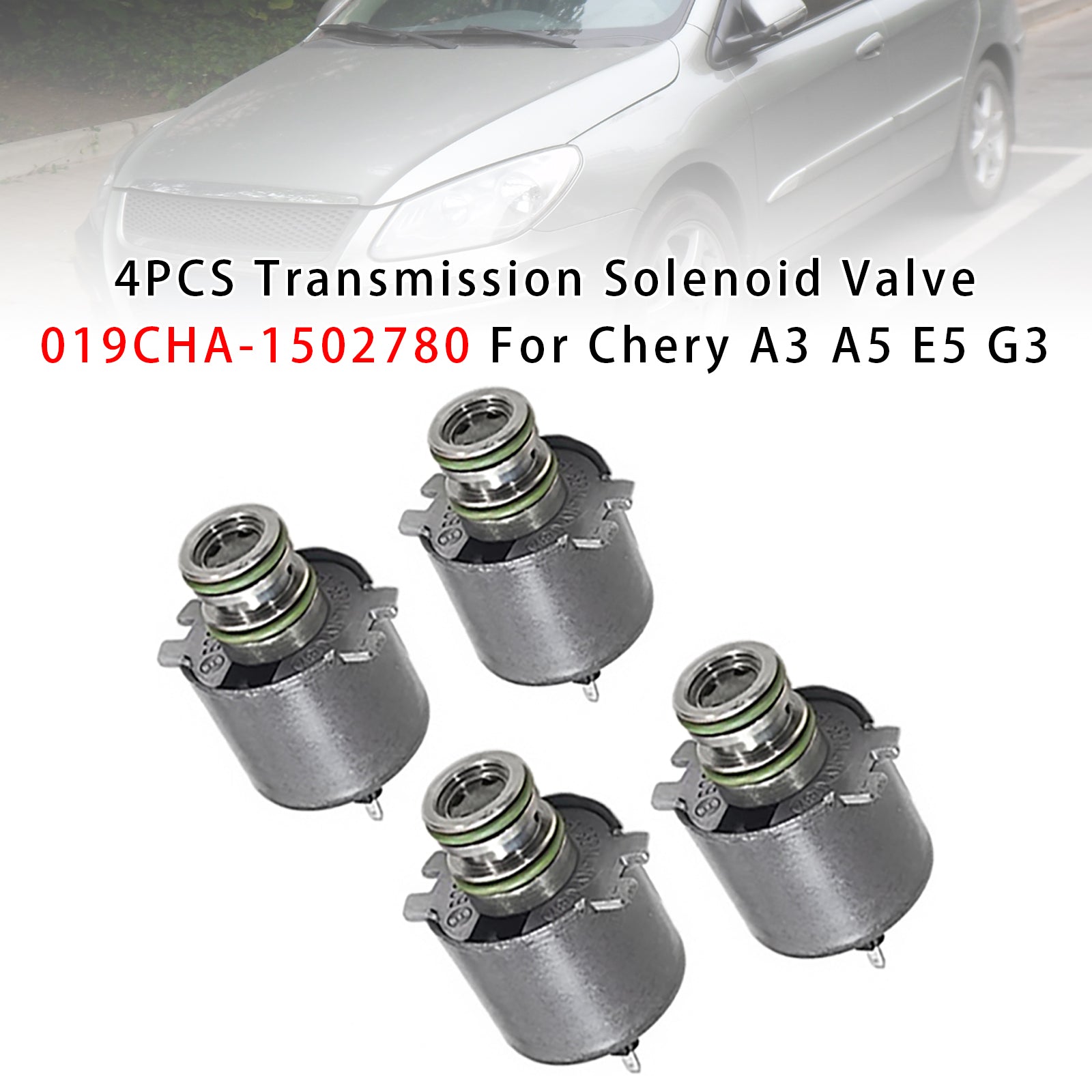 4Pièces Électrovanne De Boîte De Vitesses 019CHA-1502780 Pour Chery A3 A5 E5 G3