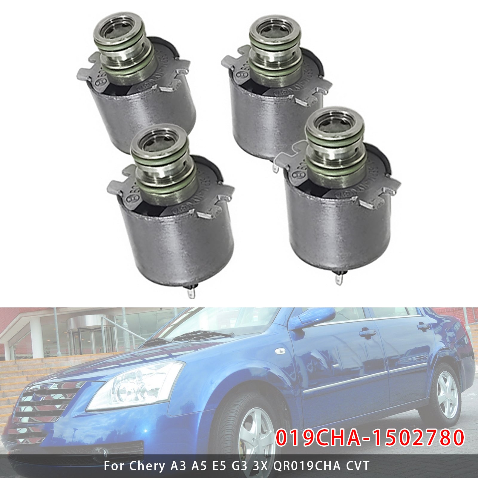 4Pièces Électrovanne De Boîte De Vitesses 019CHA-1502780 Pour Chery A3 A5 E5 G3