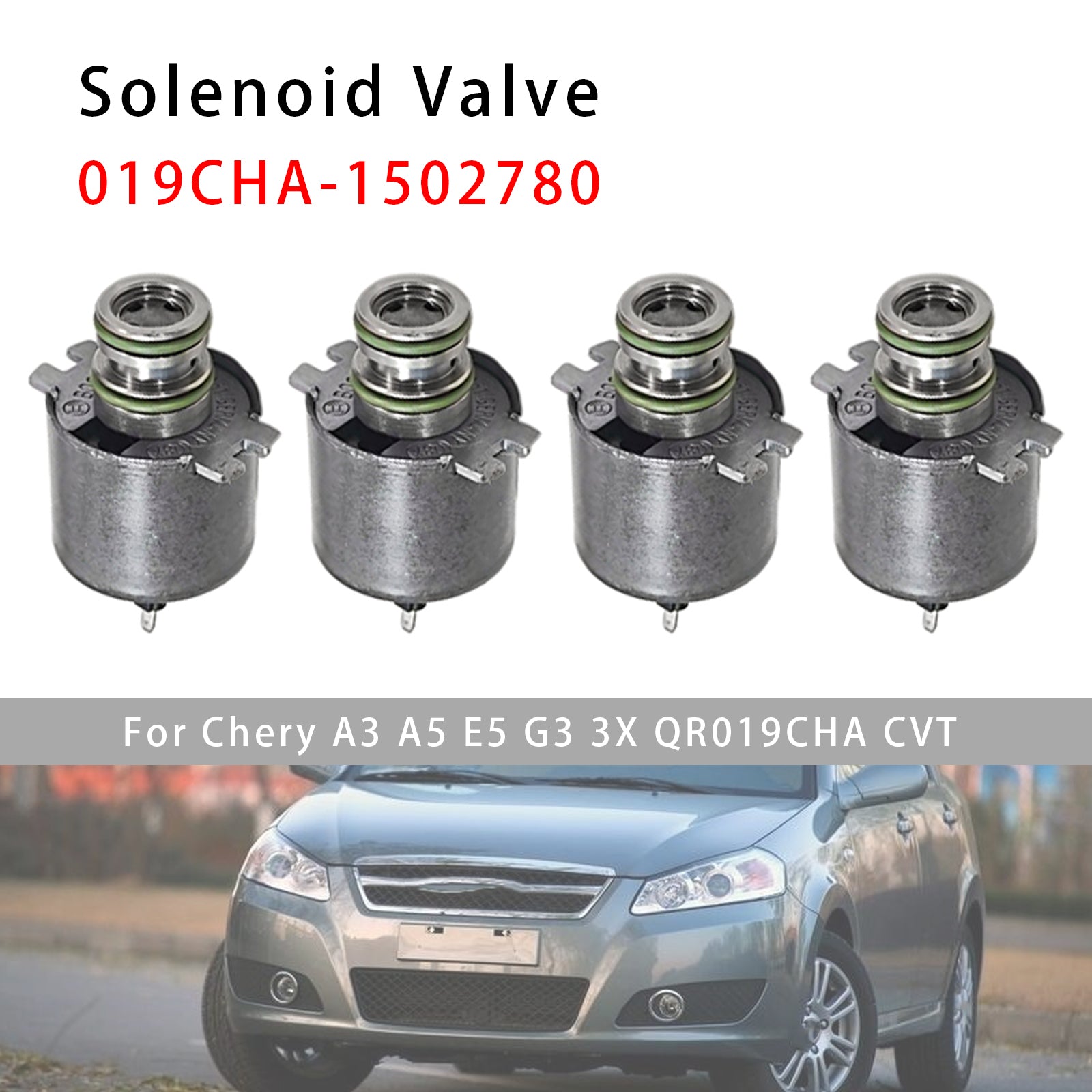 4Pièces Électrovanne De Boîte De Vitesses 019CHA-1502780 Pour Chery A3 A5 E5 G3