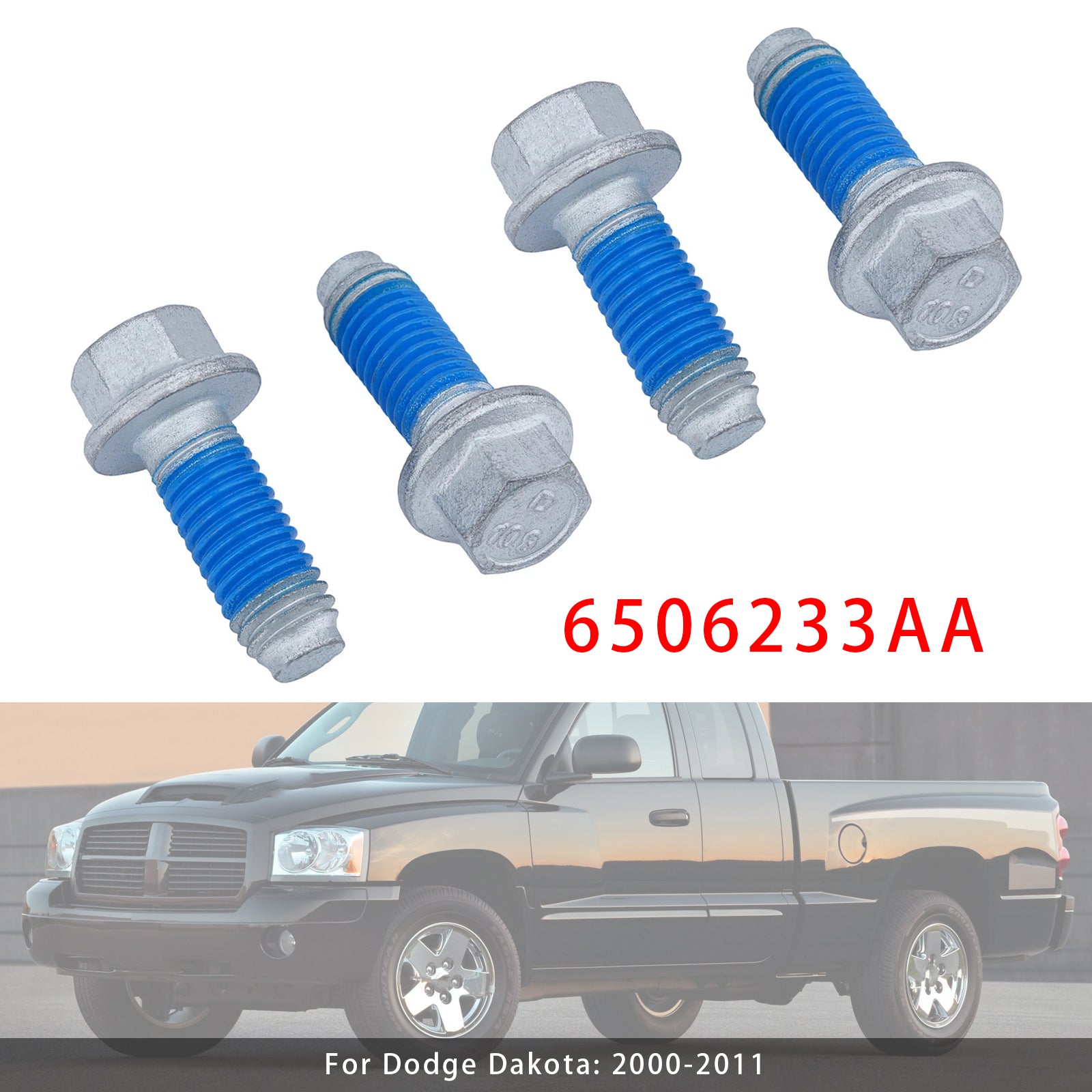4Pièces Boulons De Bride Arbre De Transmission 6506233AA Pour Chrysler Mitsubishi