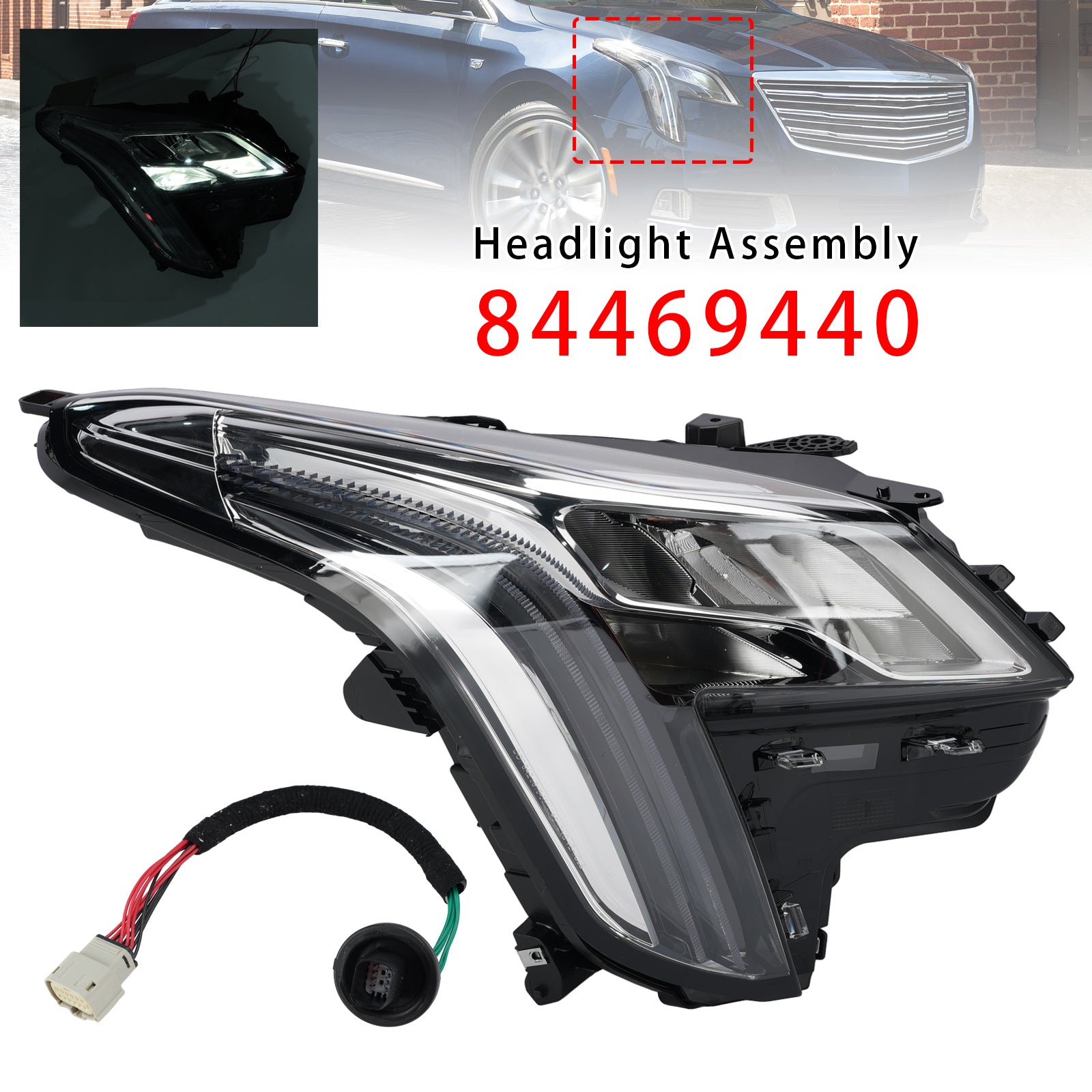 Phare LED Droit 84469440 Pour Cadillac XTS 2018-2019