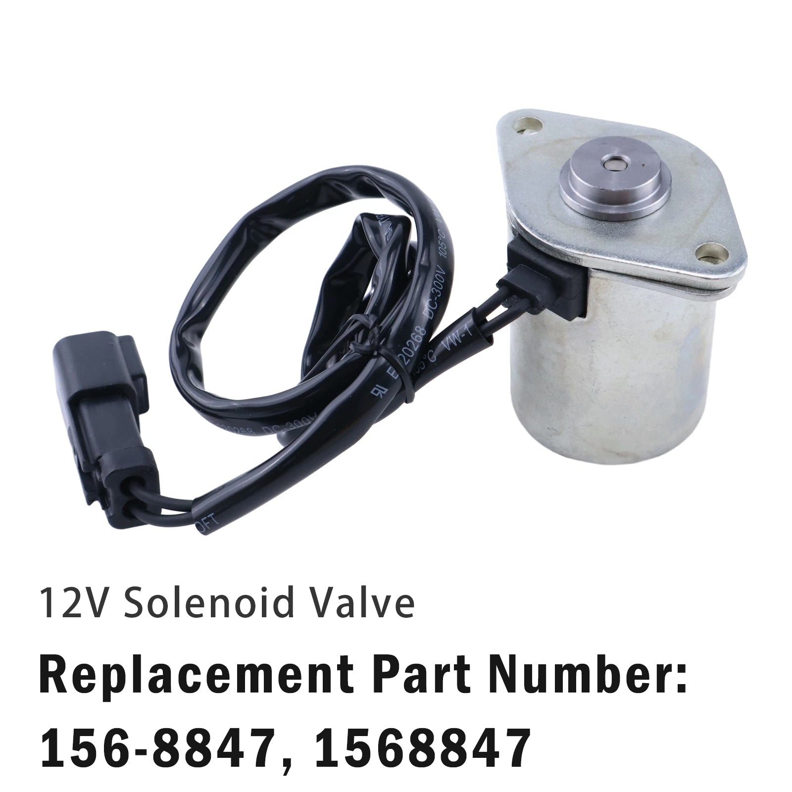 Électrovanne 12V 156-8847 Pour Caterpillar 3024 3013 301.8 302.5 304.5 Et 305.5