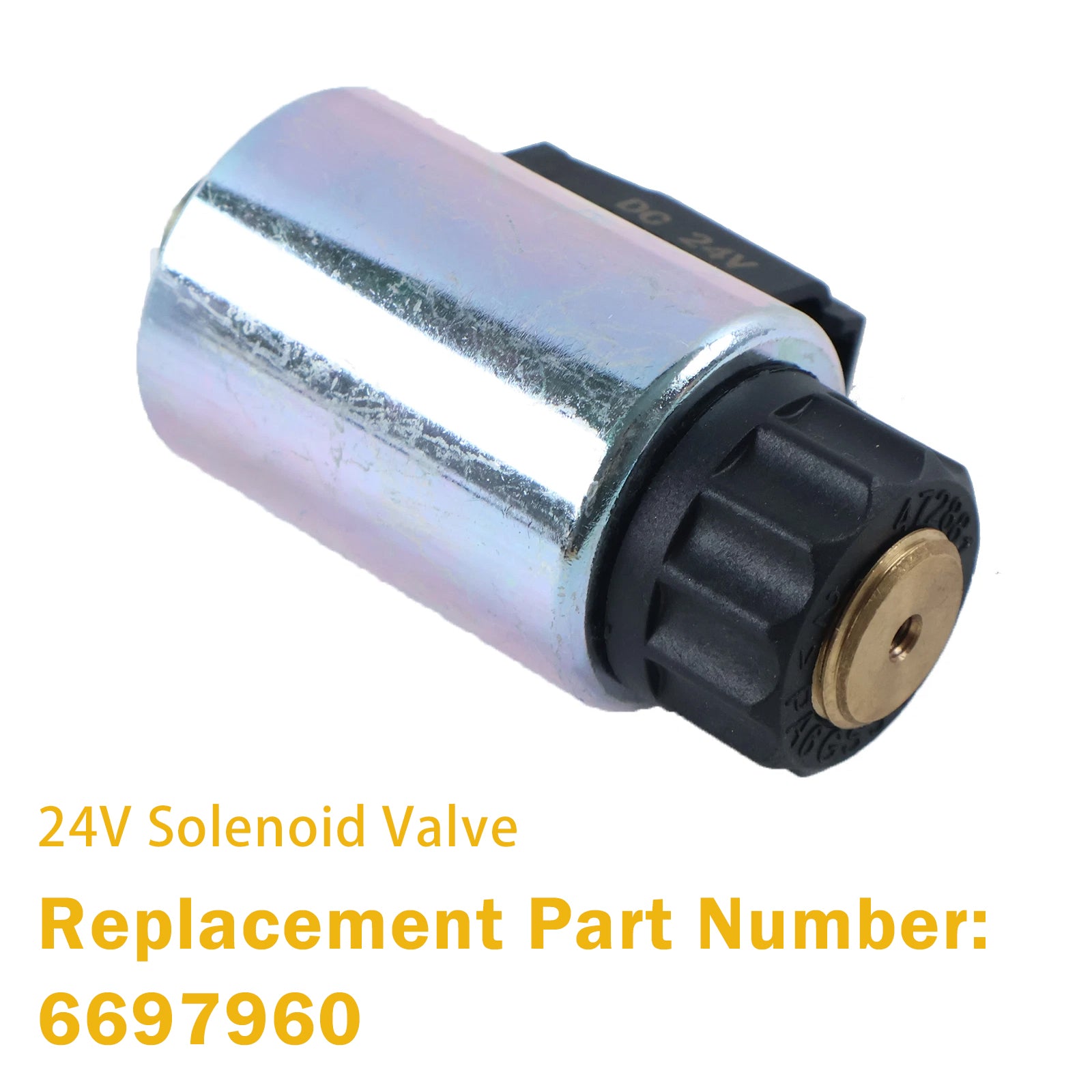 Magnetventil 6697960 24 V für Bobcat S175 S185 S595 S650 T110 T140 T180 T250