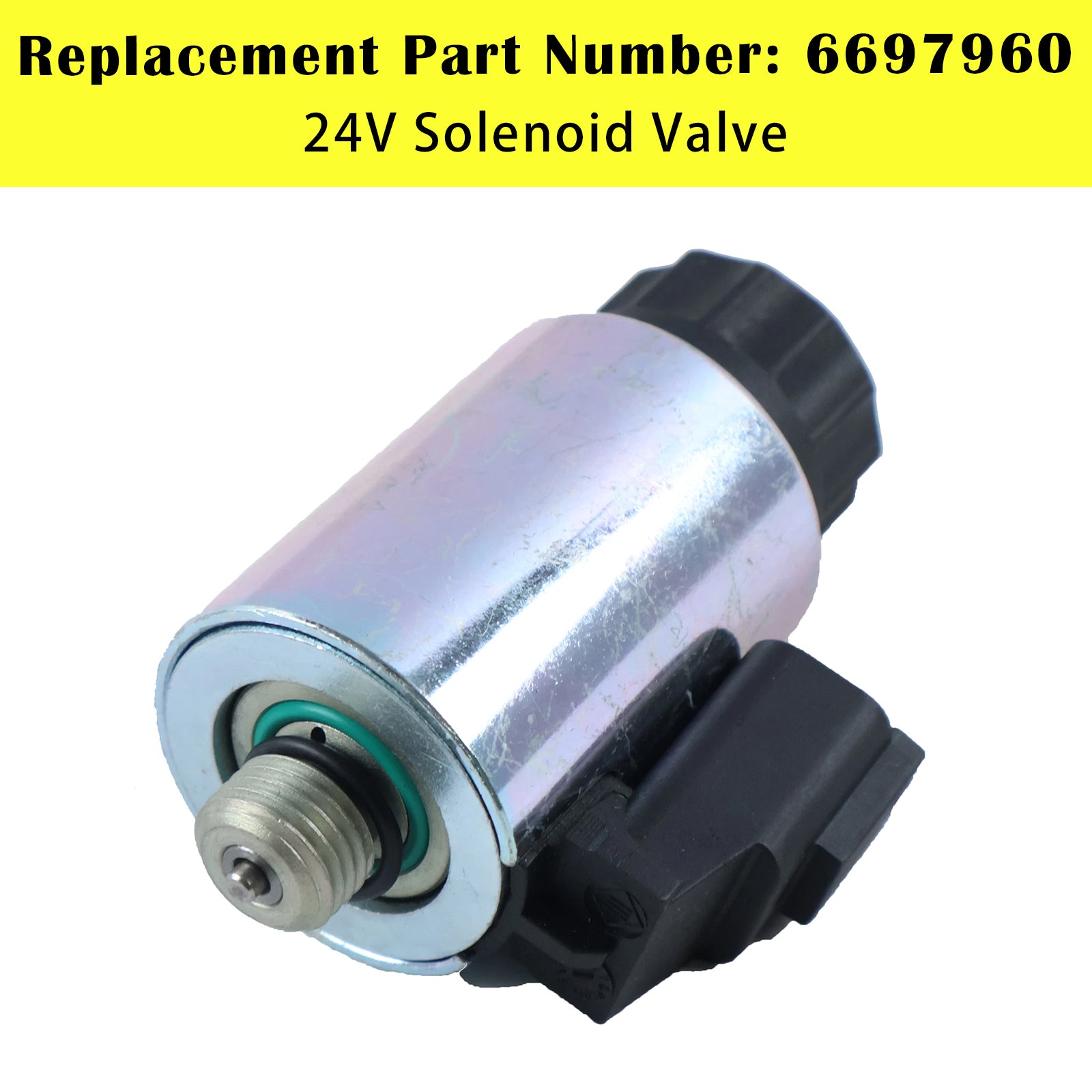 Magnetventil 6697960 24 V für Bobcat S175 S185 S595 S650 T110 T140 T180 T250