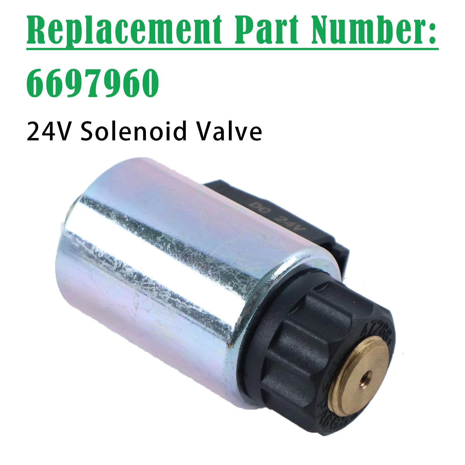 Magnetventil 6697960 24 V für Bobcat S175 S185 S595 S650 T110 T140 T180 T250