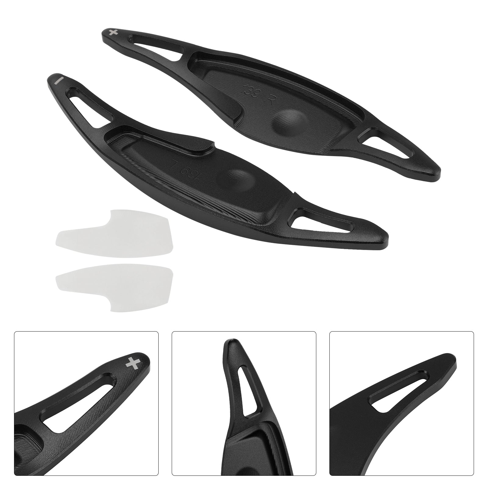 Palettes De Changement De Vitesse Pour Genesis G80 Sport 17-20 Aluminium Noir