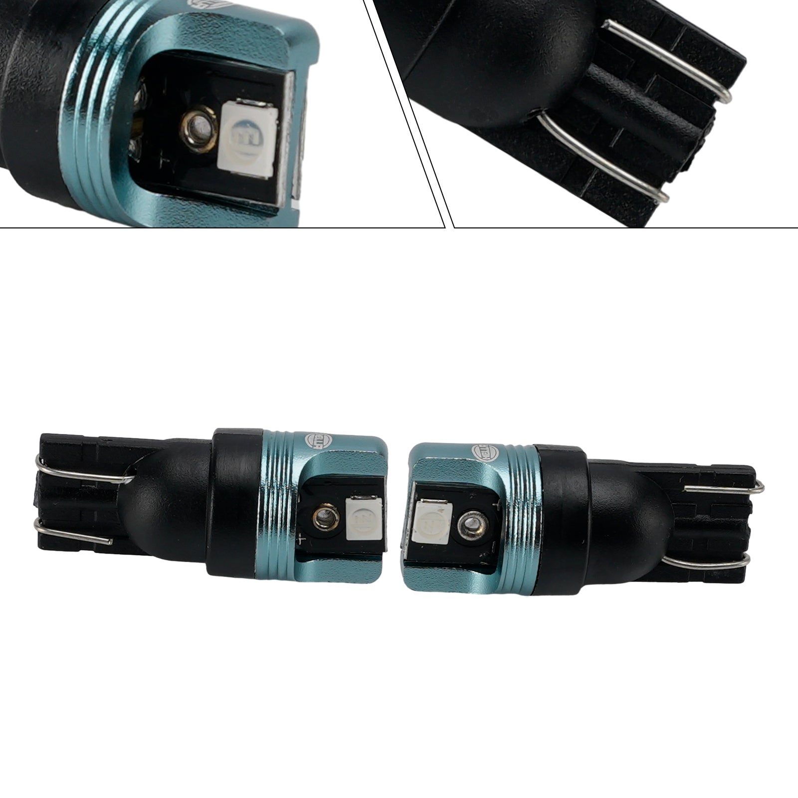 Ampoule Auxiliaire LED Automobile W5W T10 12V 1W Bleu Pour HELLA LEDT10BA1