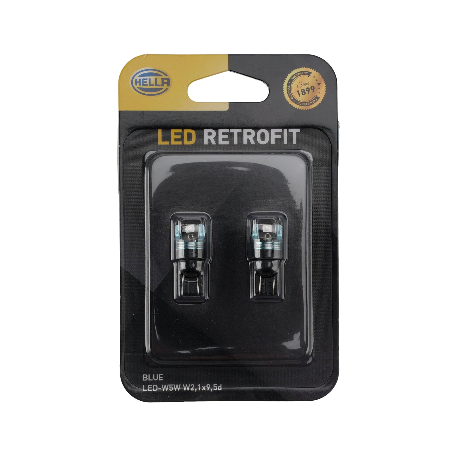 Ampoule Auxiliaire LED Automobile W5W T10 12V 1W Bleu Pour HELLA LEDT10BA1