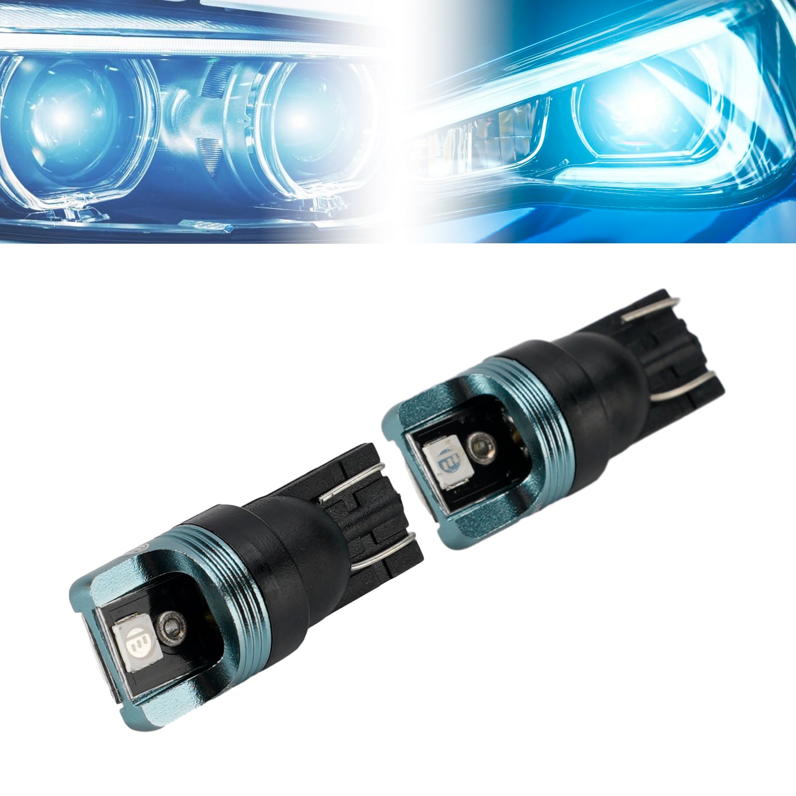 Ampoule Auxiliaire LED Automobile W5W T10 12V 1W Bleu Pour HELLA LEDT10BA1