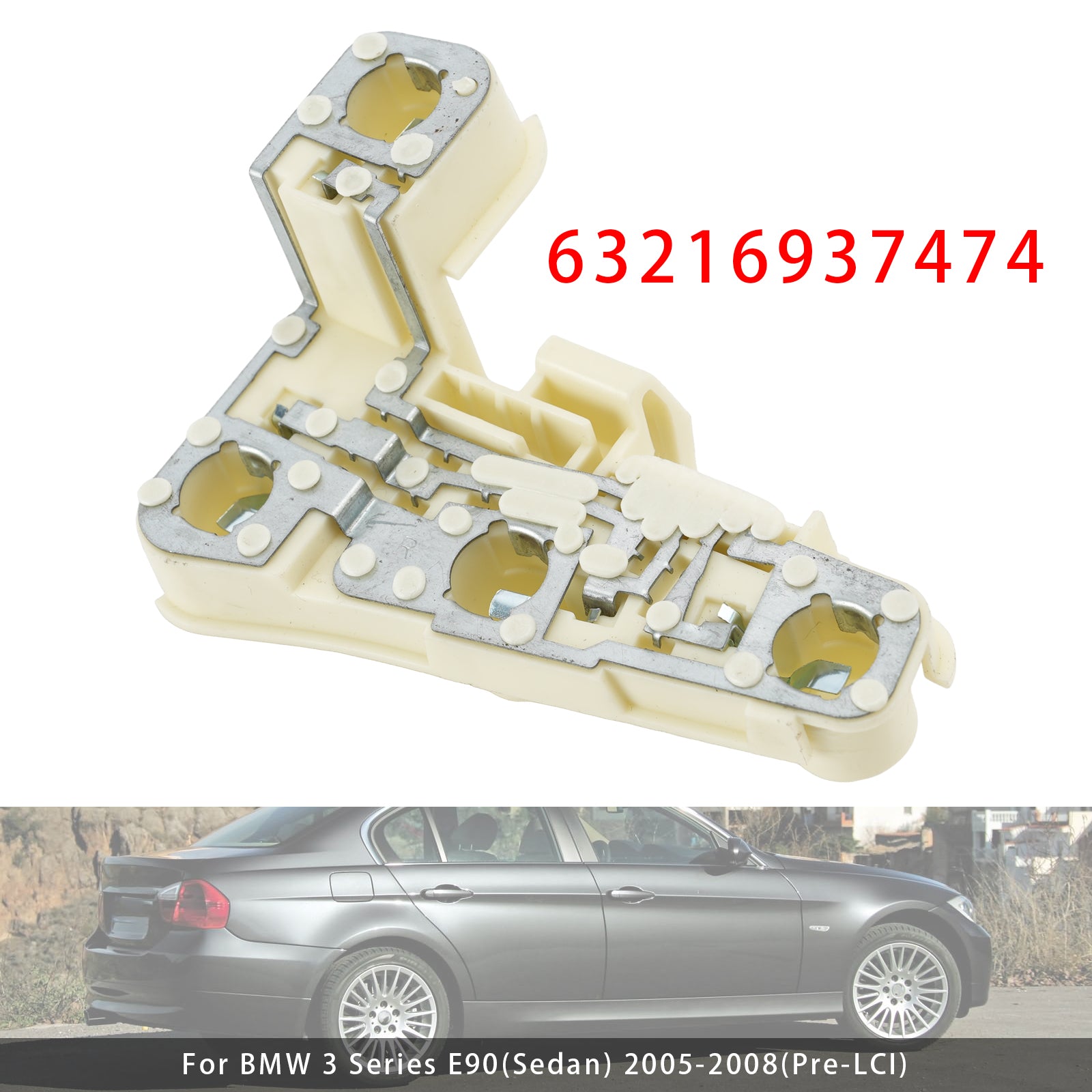 Arrière Droit Support D'ampoule Socket Pour BMW 3 E90(Sedan) 2005-2008(Pre-LCI)