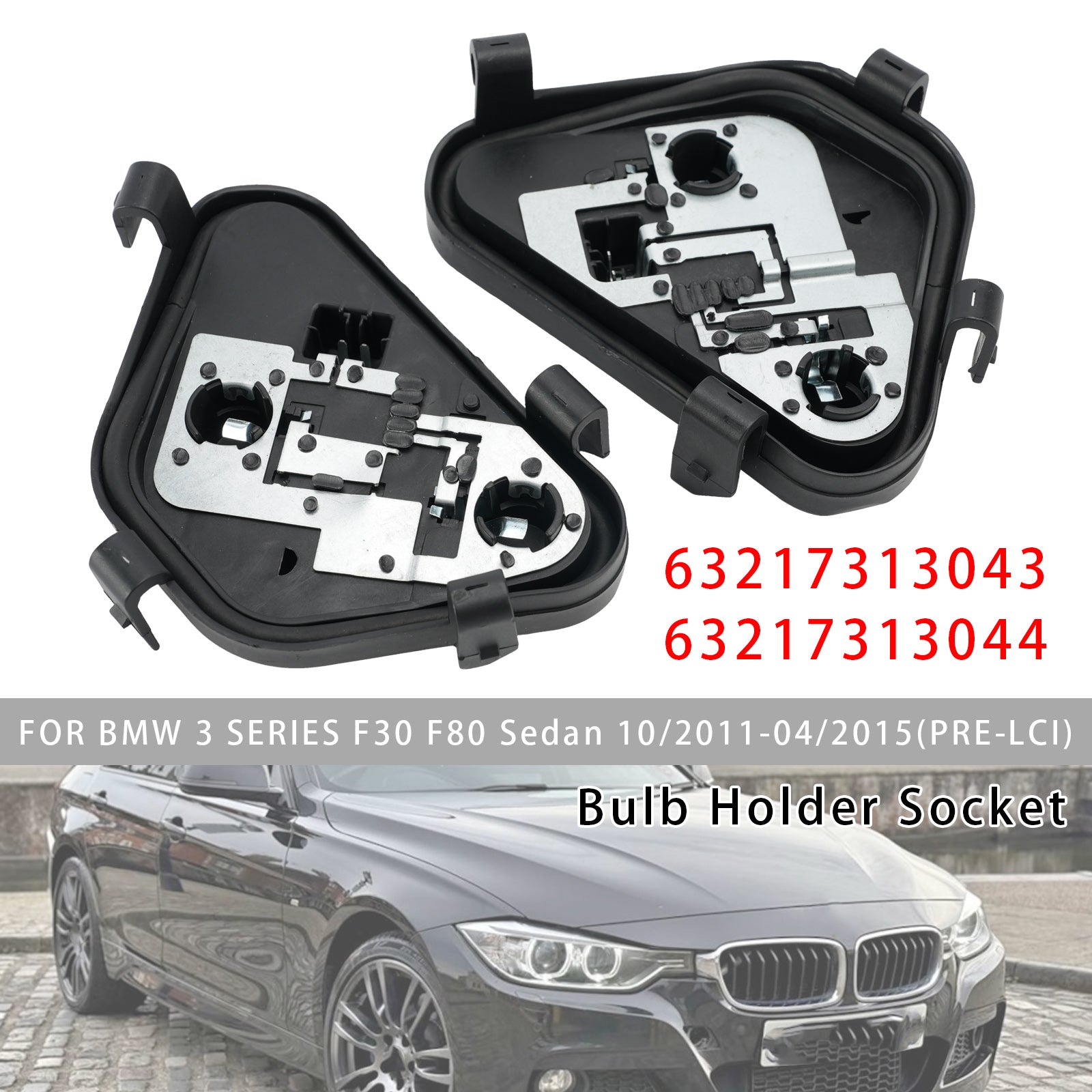 Arrière Support D'Ampoule Socket Pour BMW 3 Series F30 F80 Sedan 11-15 (PRE-LCI)