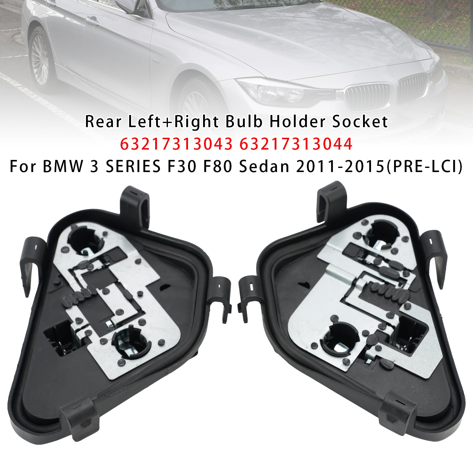 Arrière Support D'Ampoule Socket Pour BMW 3 Series F30 F80 Sedan 11-15 (PRE-LCI)
