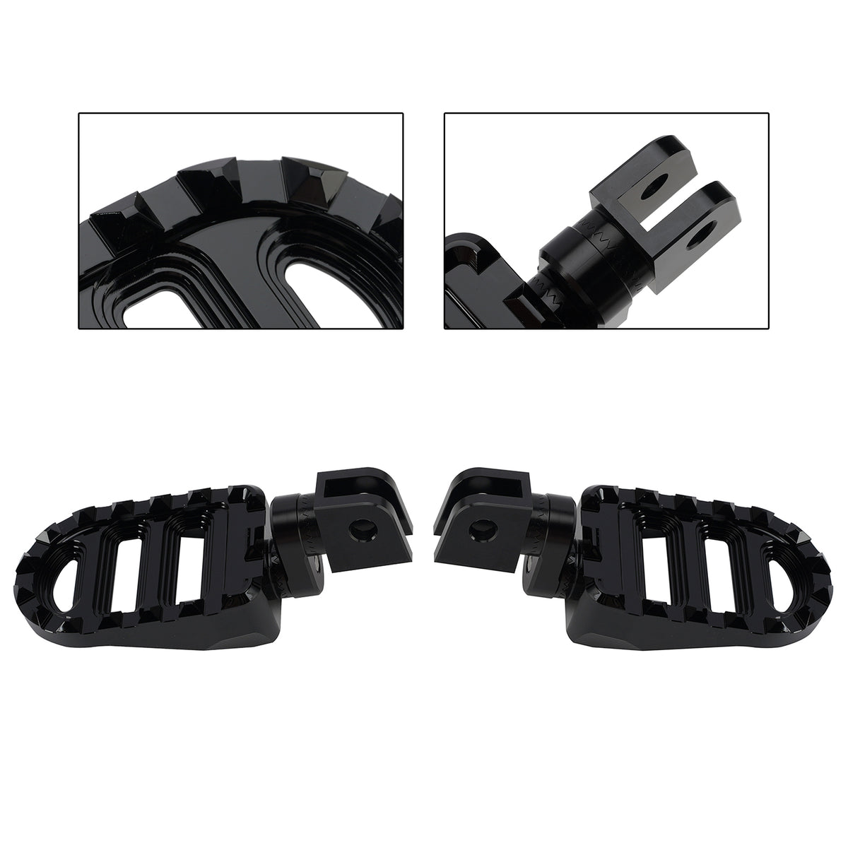Avant Repose-pieds pour Suzuki Boulevard M90 2009-2015 Noir