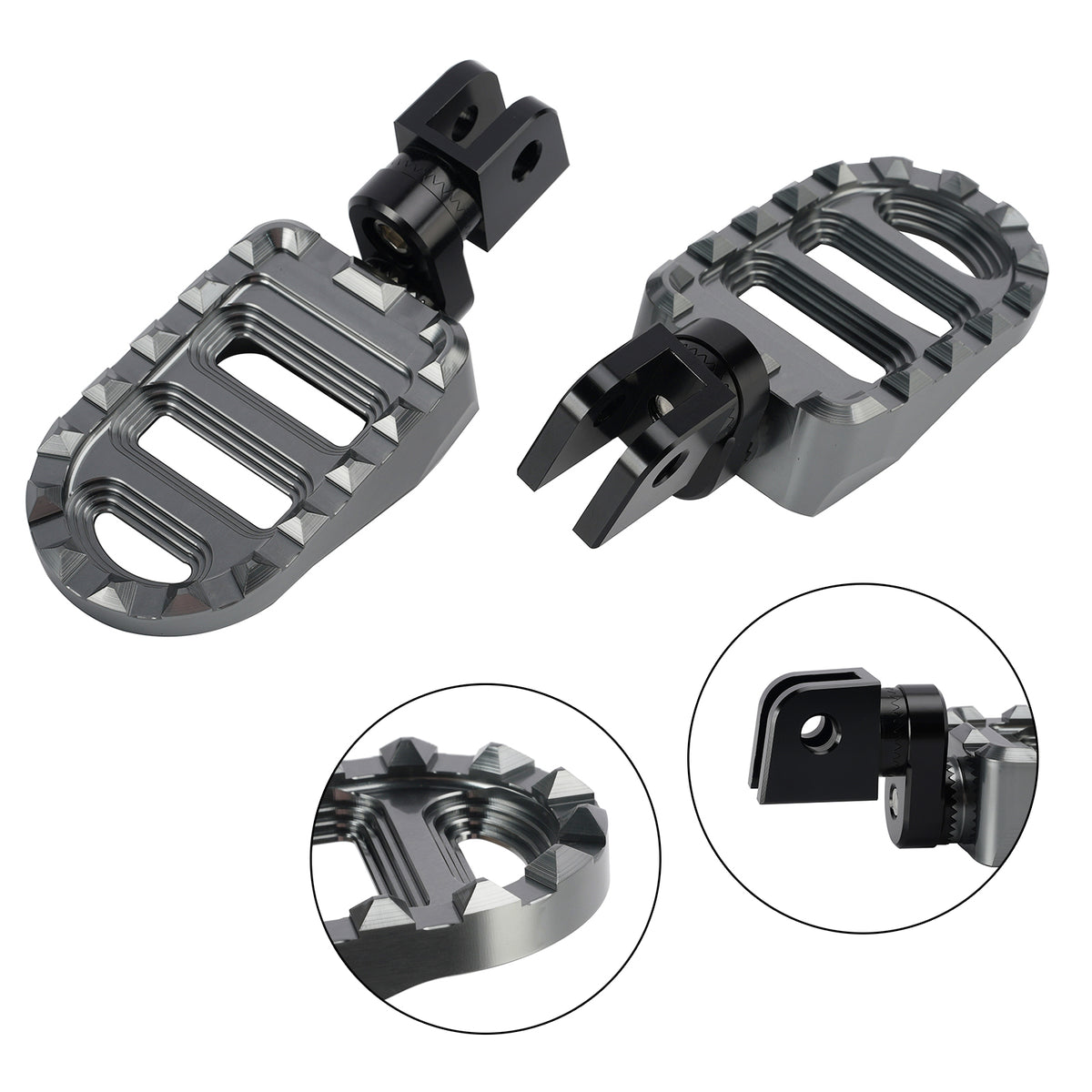 Avant Repose-pieds pour Suzuki Boulevard M50/C50 2005-2015 Gris