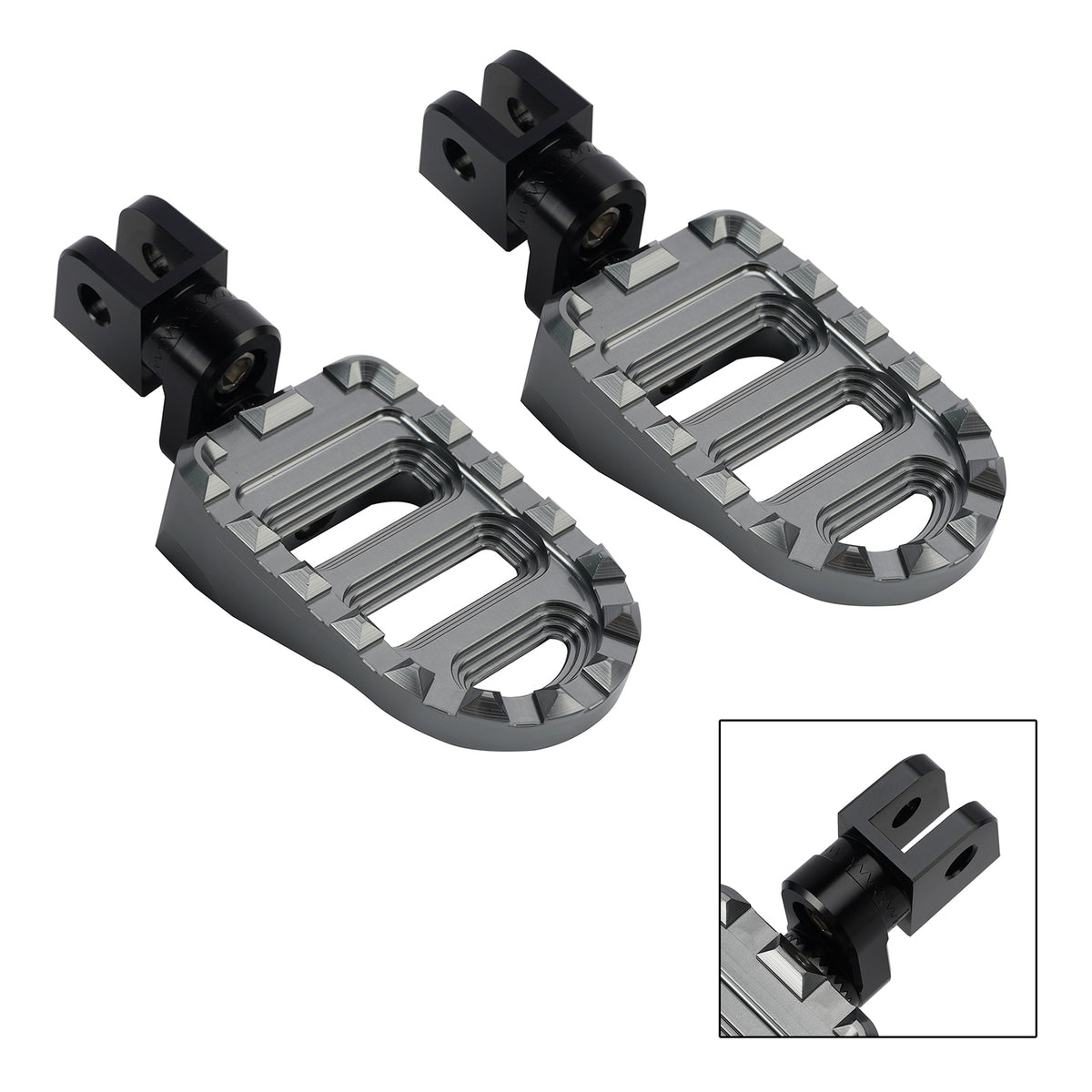 Avant Repose-pieds pour Suzuki Boulevard M50/C50 2005-2015 Gris