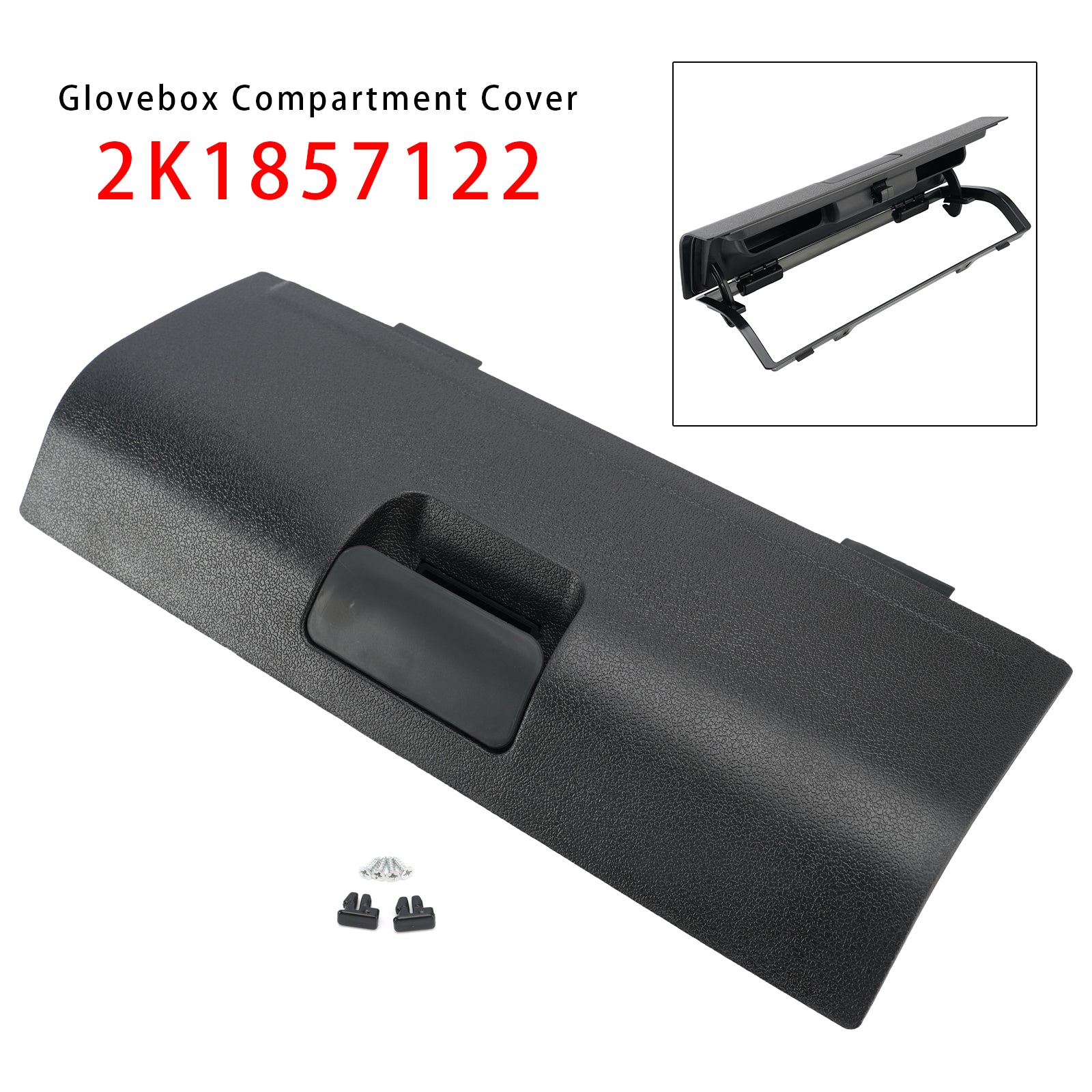 Coffre À Gants Couvercle 2K1857122 Noir Pour Vw Caddy 2K1 2003-2010