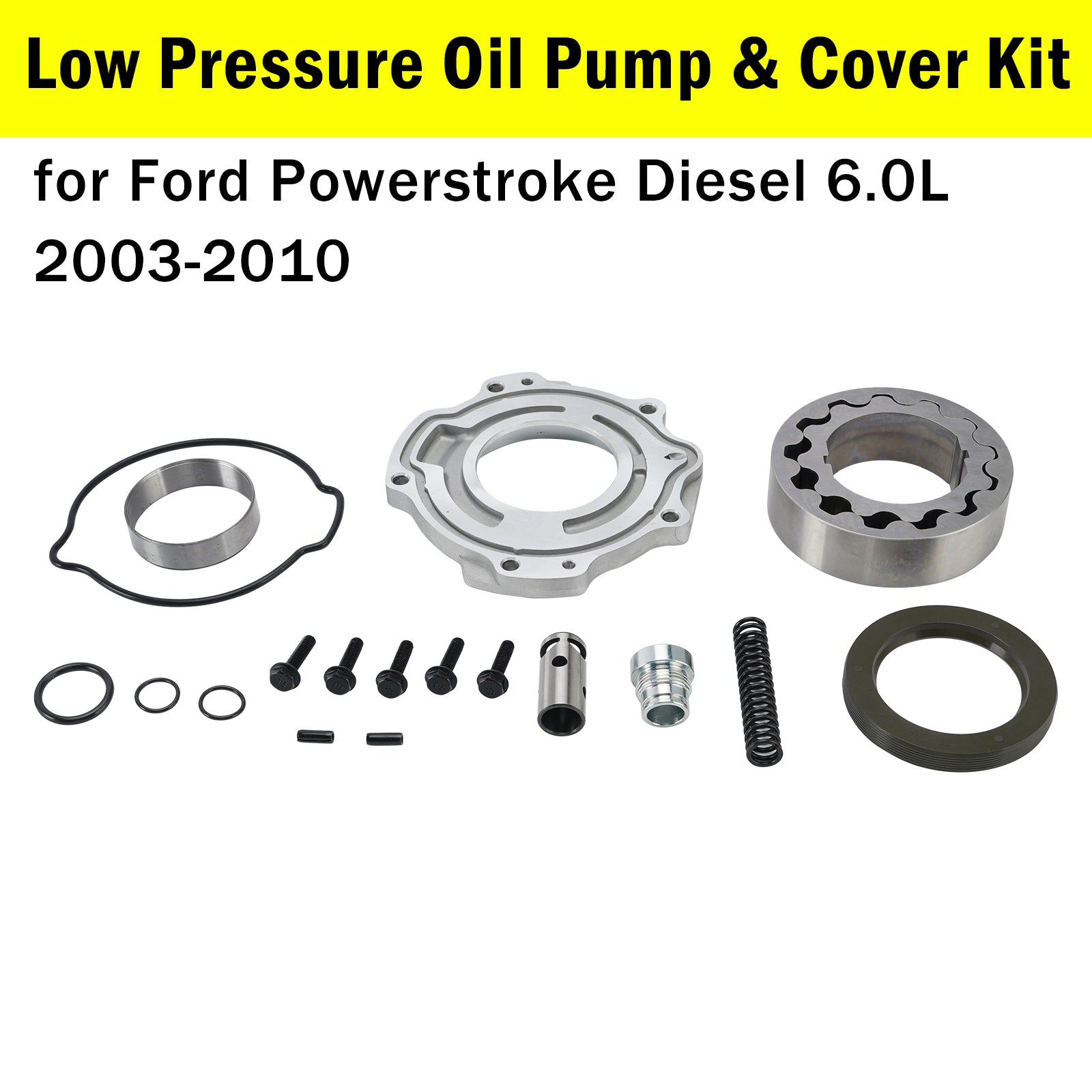 Kit pompe à huile basse pression & couvercle pour Ford Diesel 6.0L 2003-2010