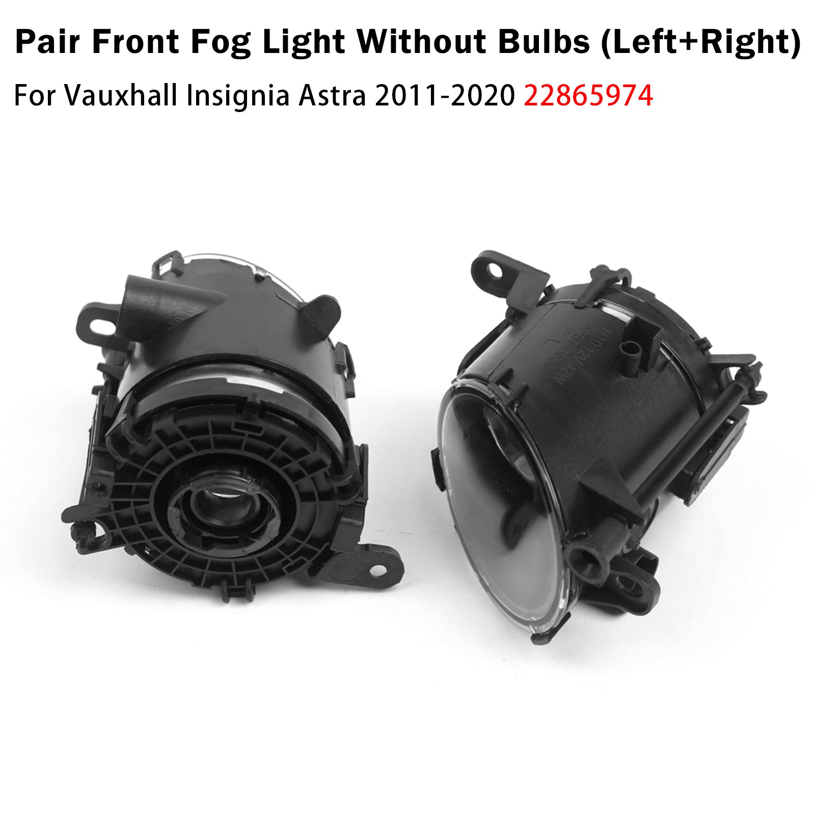 Paire Feux Antibrouillard Avant Pour Vauxhall Insignia Astra 2011-2020 22865974