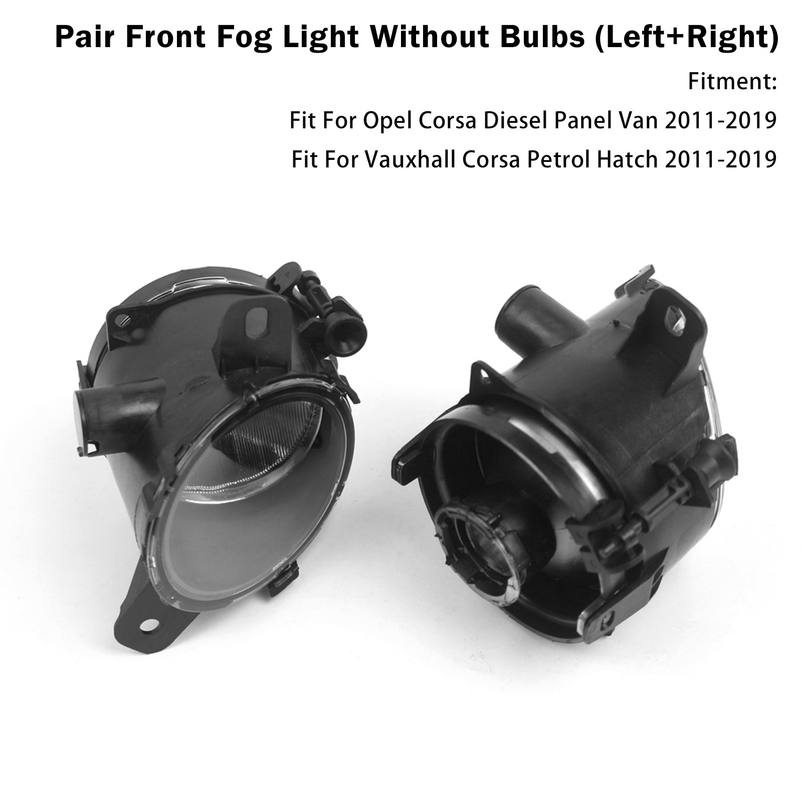 Paire Feux Antibrouillard Avant Pour Vauxhall Corsa 2011-2019 13253625 13253626